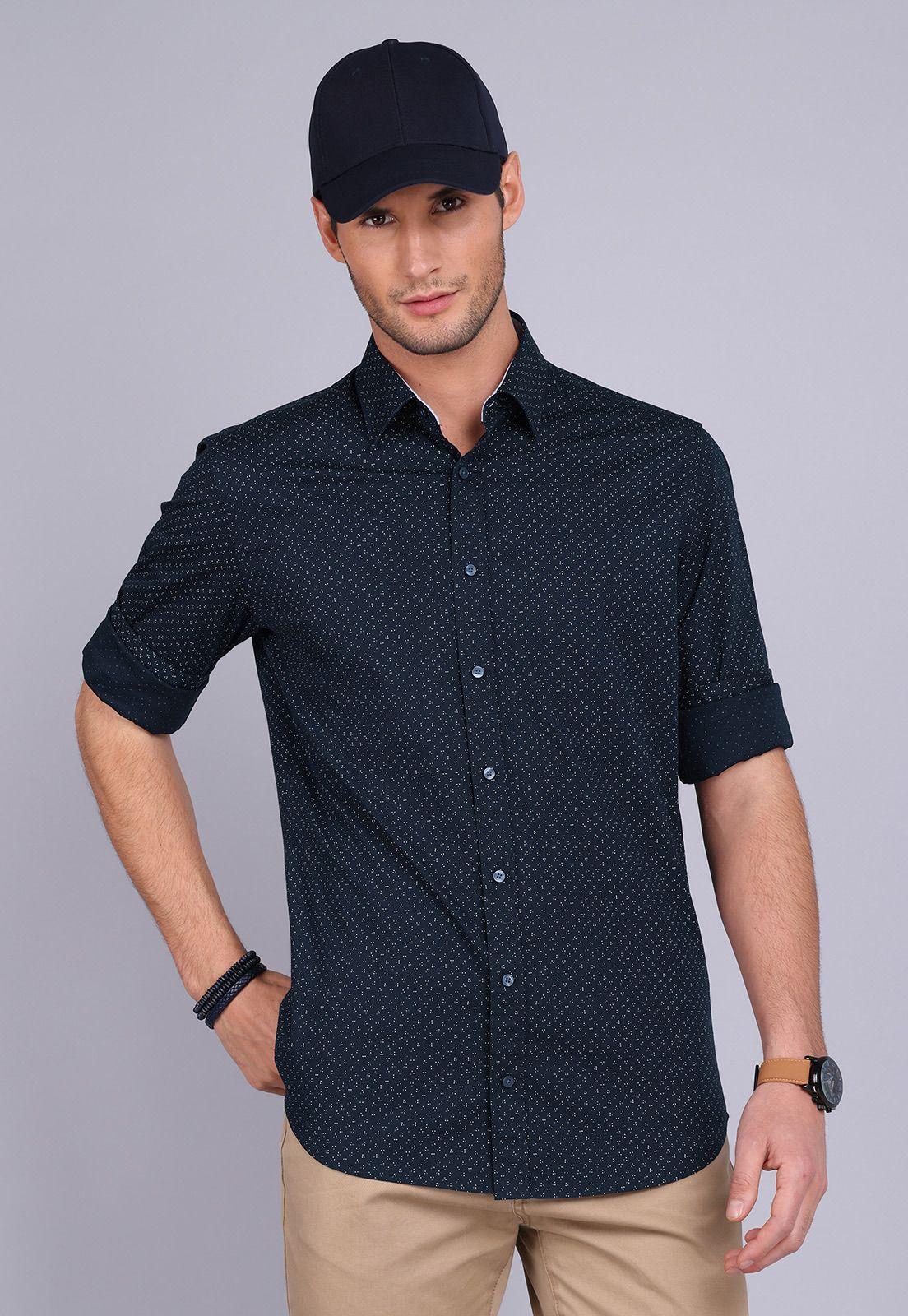 Camisa Print Spandex Manga Larga Arrow-4