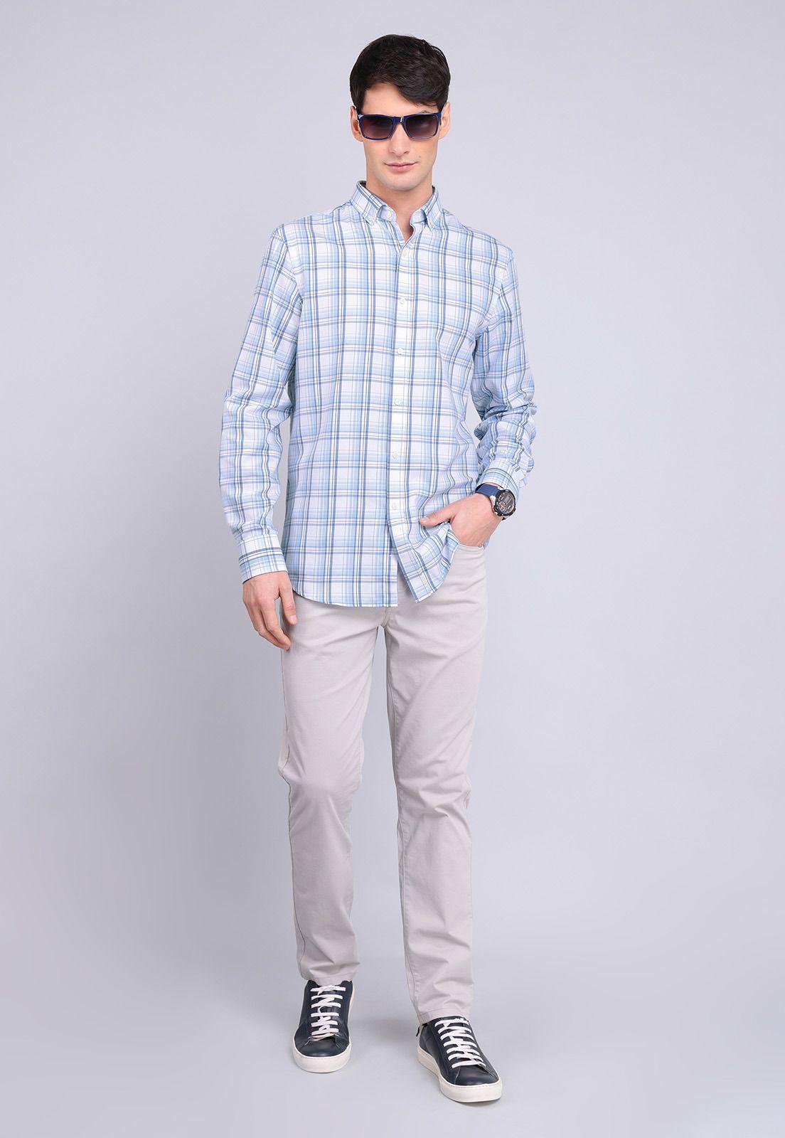Camisa Cuadros Manga Larga Guy Laroche GLBVF04CE-2