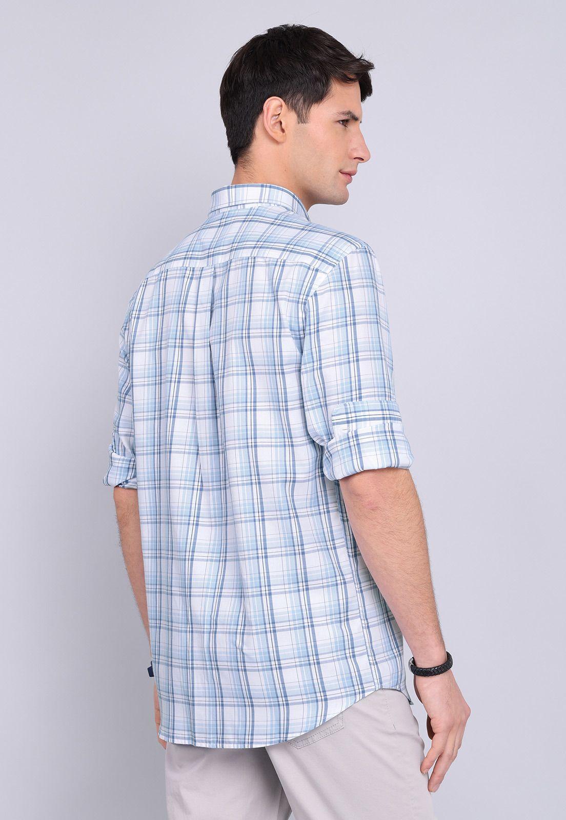 Camisa Cuadros Manga Larga Guy Laroche GLBVF04CE-3