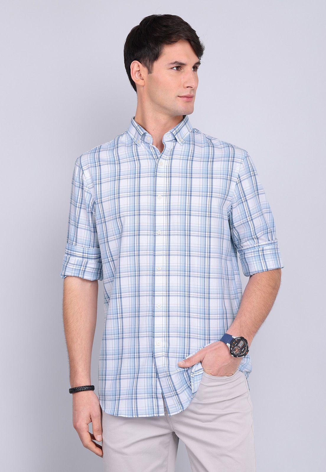Camisa Cuadros Manga Larga Guy Laroche GLBVF04CE-4