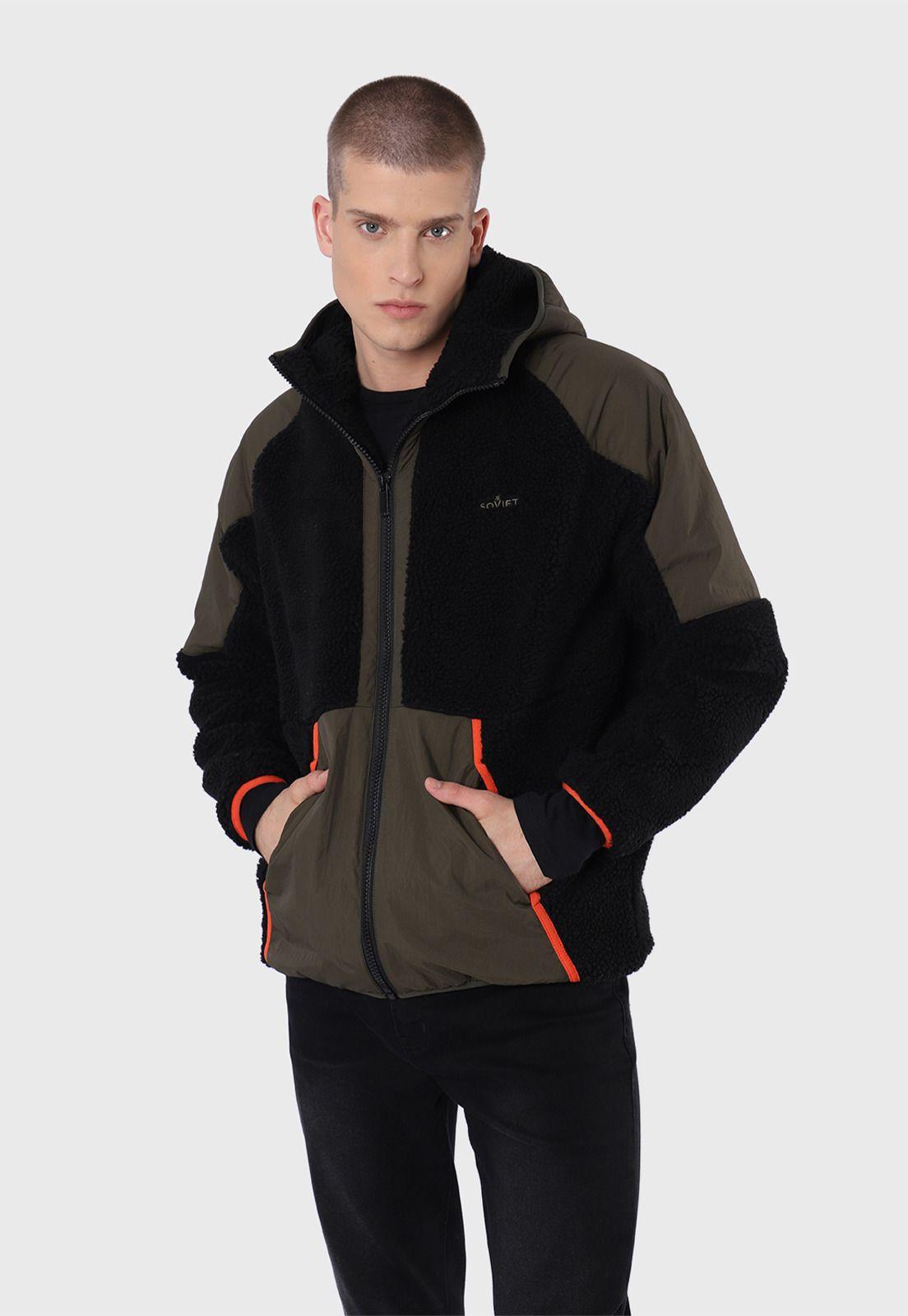 Polerón Sherpa Con Capucha Soviet SJK501WNE-0