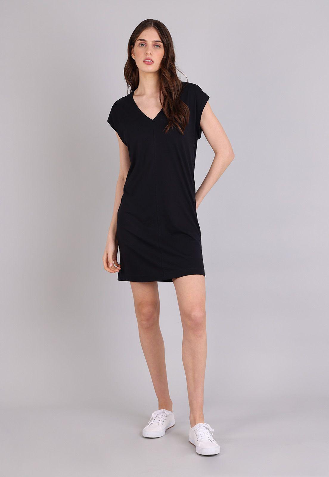 Vestido Cuello en V Mujer Esprit 073CC1E301-0