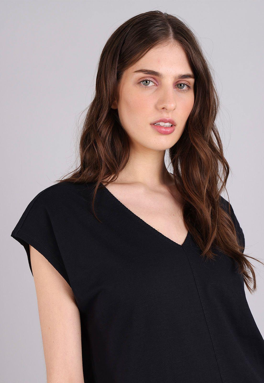 Vestido Cuello en V Mujer Esprit 073CC1E301-1