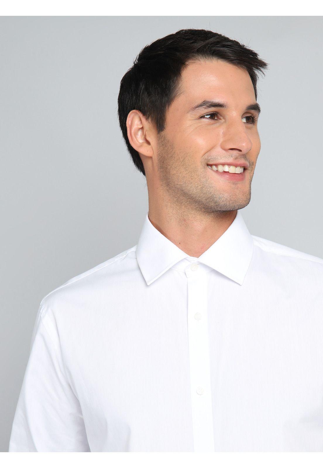 Camisa Hombre Arrow Cuello Italiano Puño Doble Algodón-3