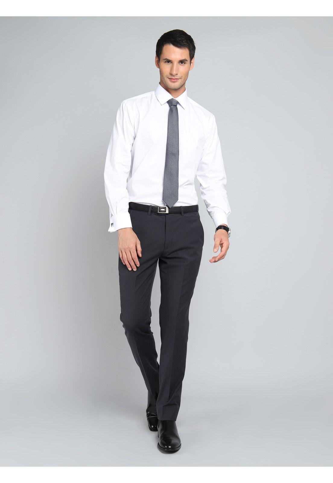 Camisa Hombre Arrow Cuello Italiano Puño Doble Algodón-4