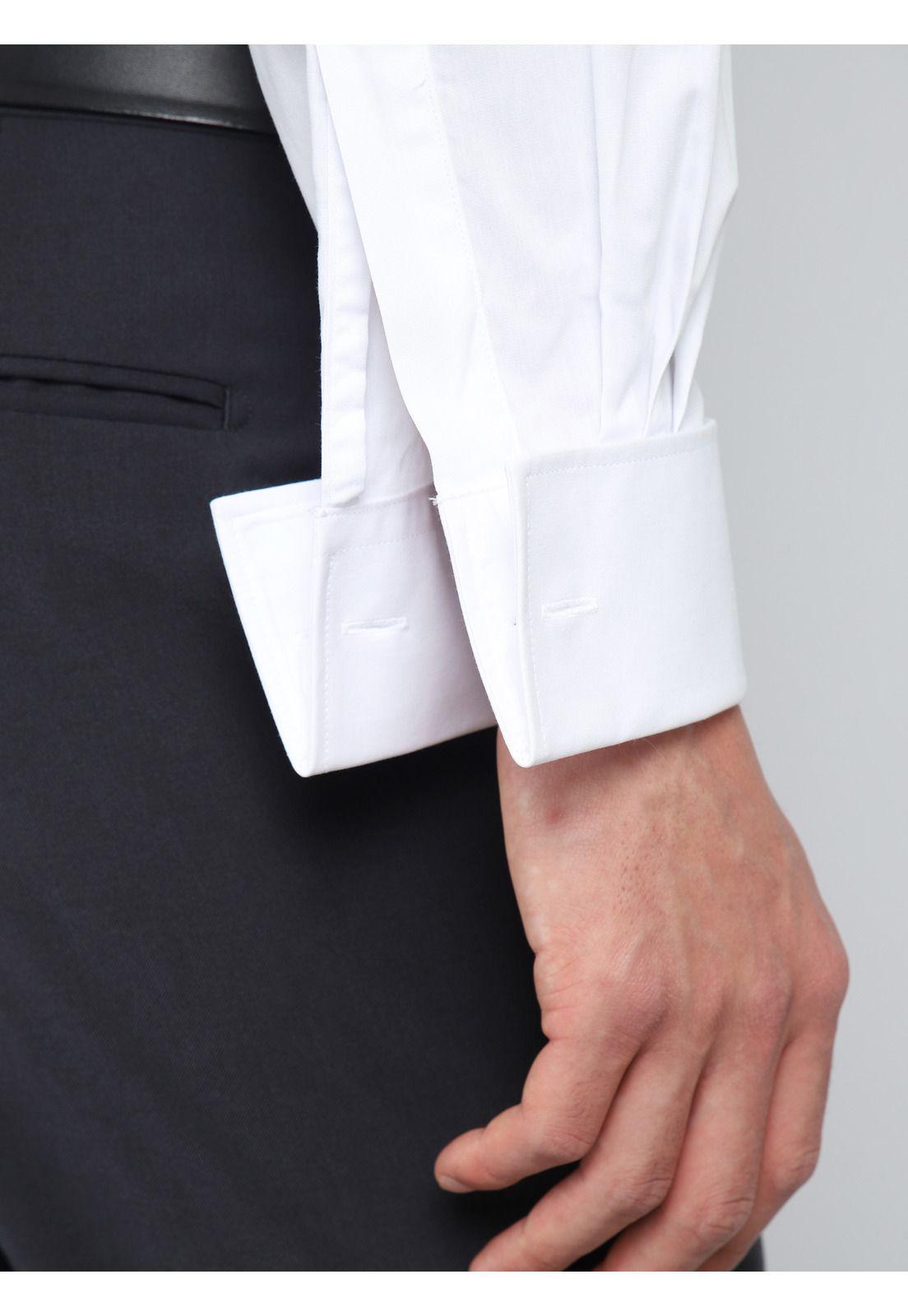 Camisa Hombre Arrow Cuello Italiano Puño Doble Algodón-5