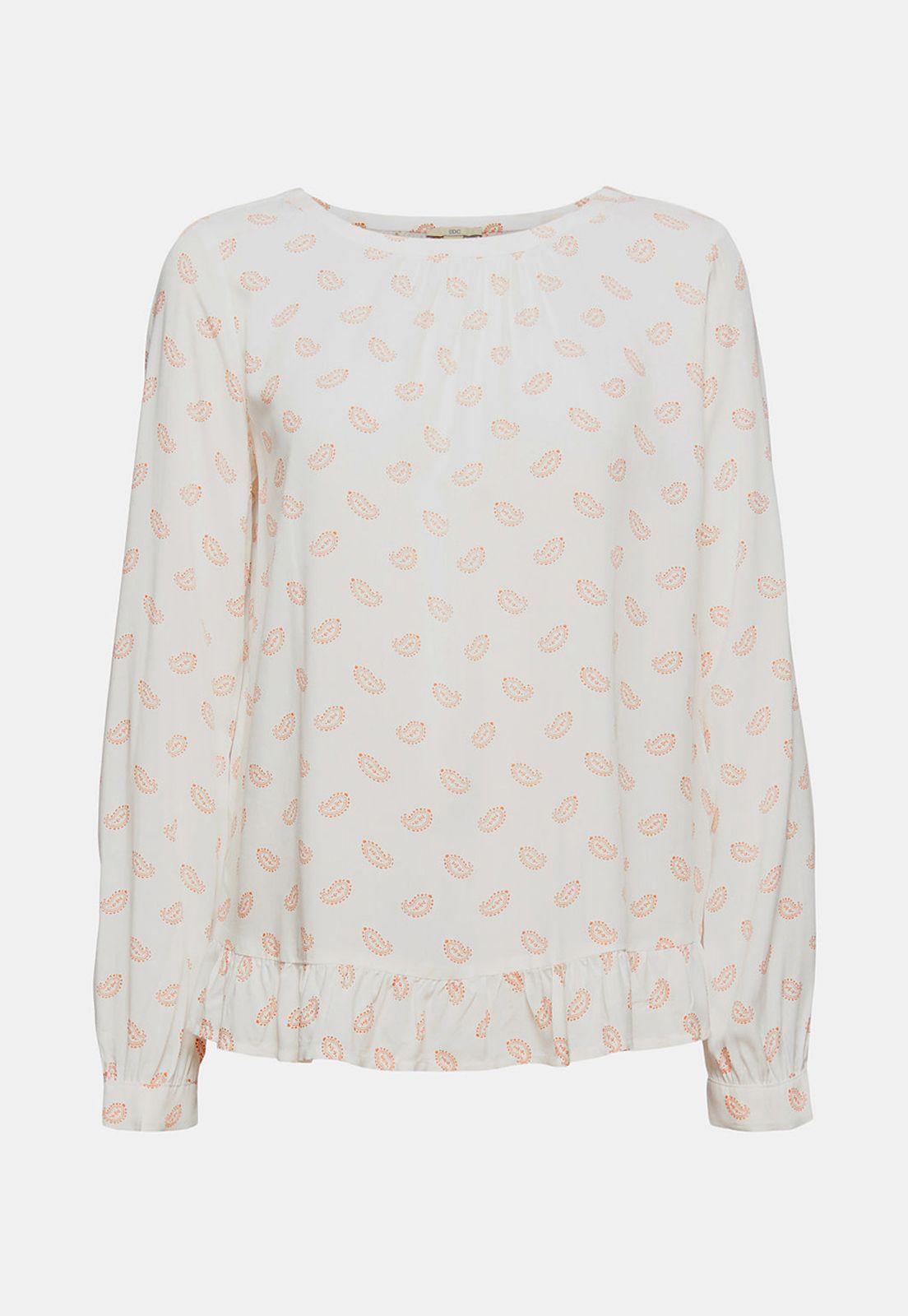 Blusa Estampada Manga Larga Esprit invierno-3