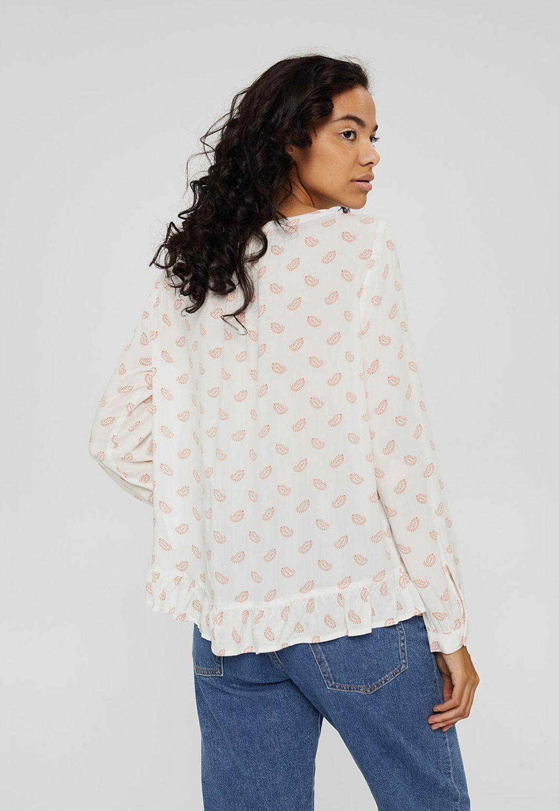 Blusa Estampada Manga Larga Esprit invierno-1