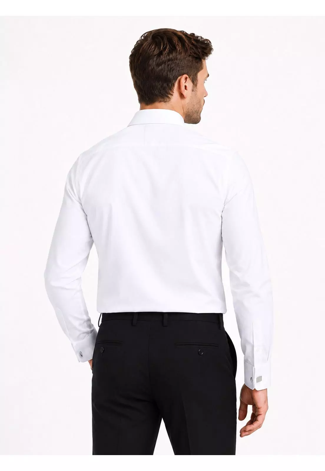 Camisa Formal Puño Doble Tailored Fit Blanco Arrow ARM0498BL-1