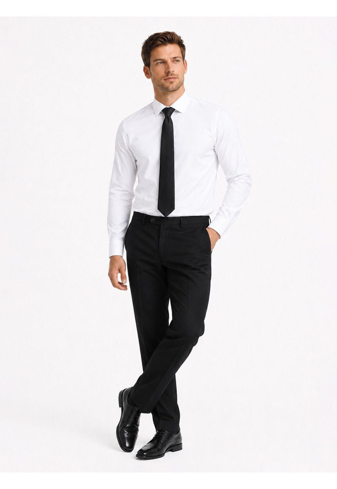 Camisa Formal Puño Doble Tailored Fit Blanco Arrow ARM0498BL-2