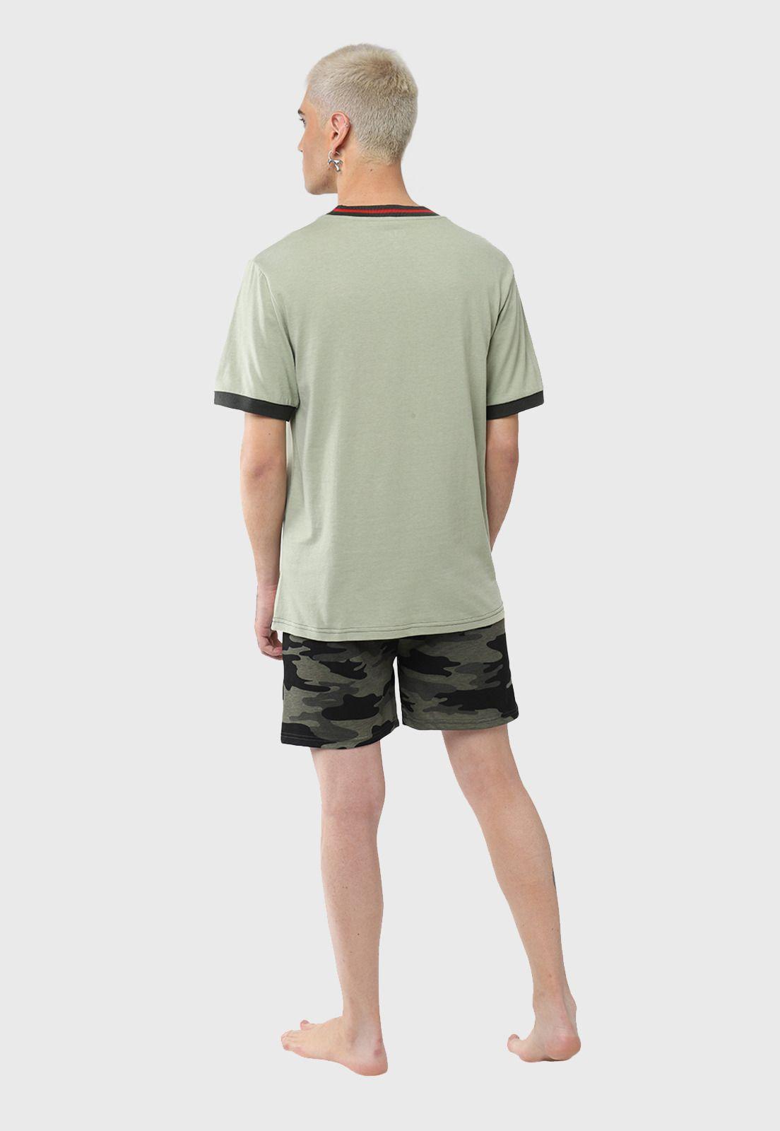 Pijama Corto Verde SVPJH03VE-1