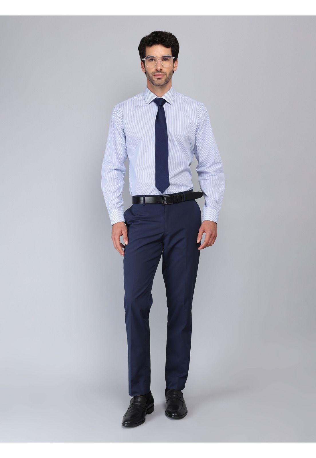 Camisa Formal A Rayas Van Heusen VHCM568AZ-4