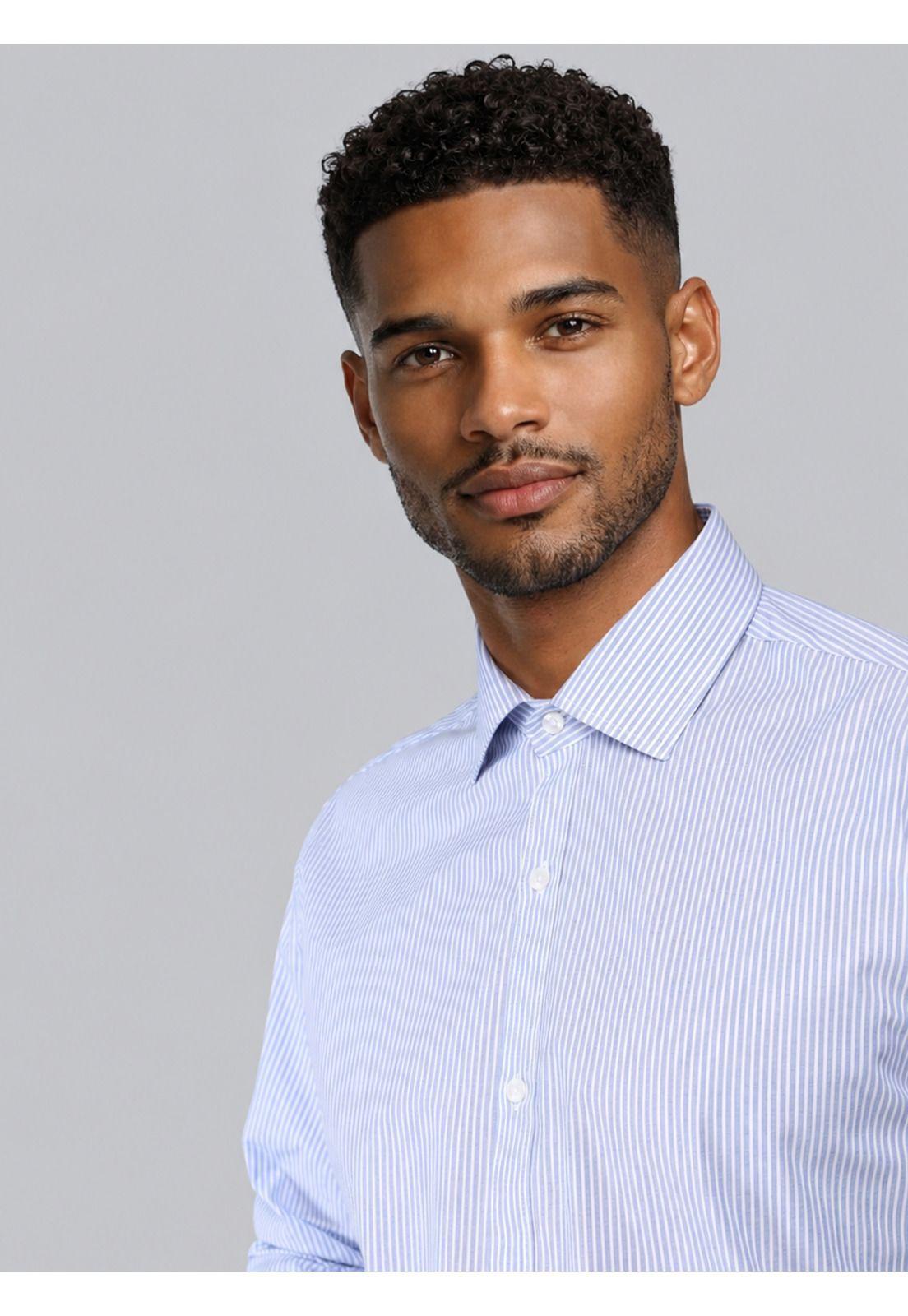 Camisa Formal A Rayas Van Heusen VHCM568AZ-3