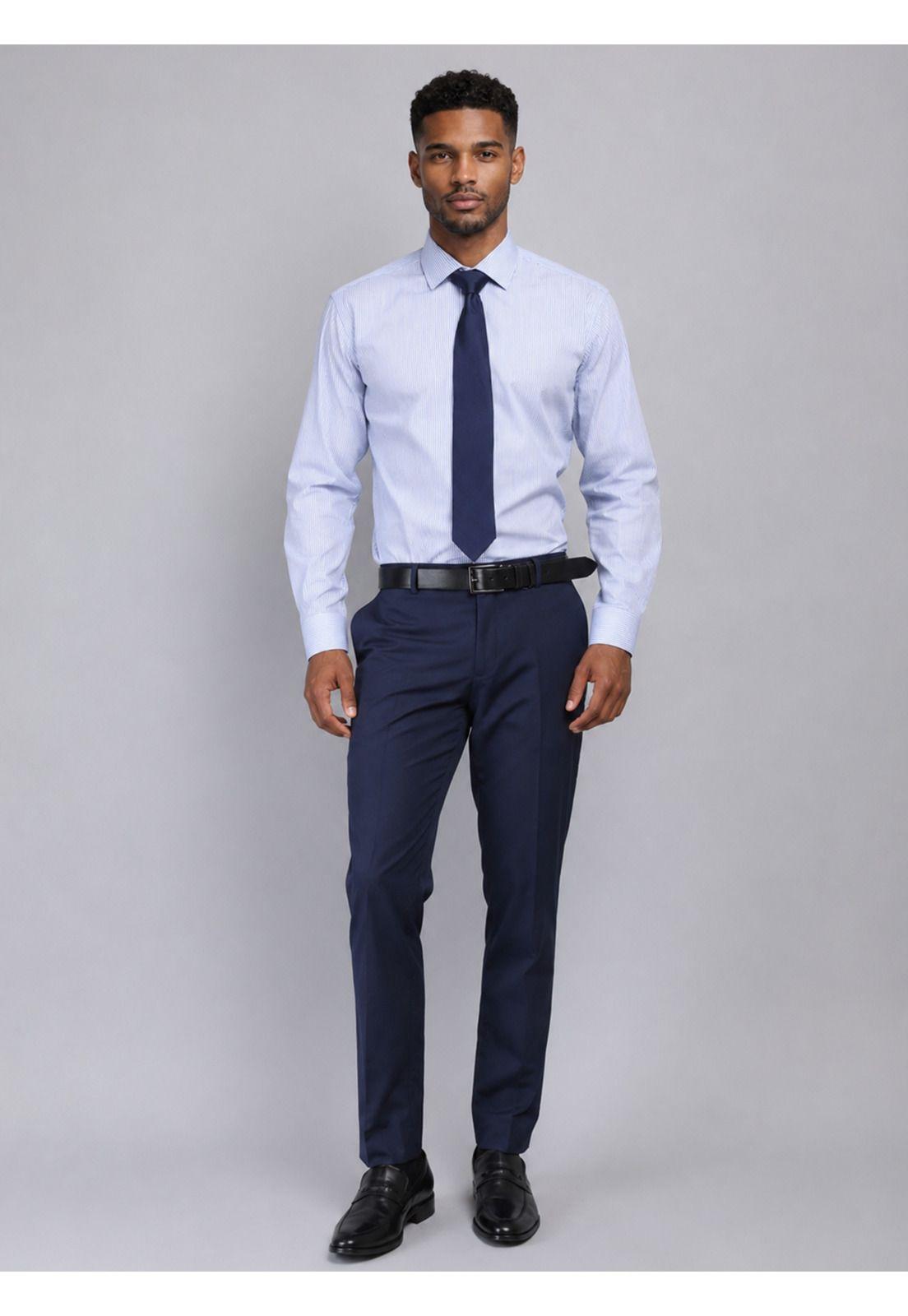Camisa Formal A Rayas Van Heusen VHCM568AZ-4