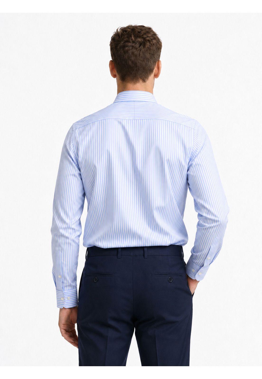 Camisa Formal Rayas Non Iron Tailored Fit Celeste Arrow ARM0495BL-1