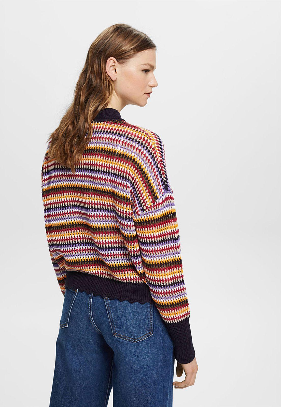 Sweater Tejido Estampado Mujer Esprit-1