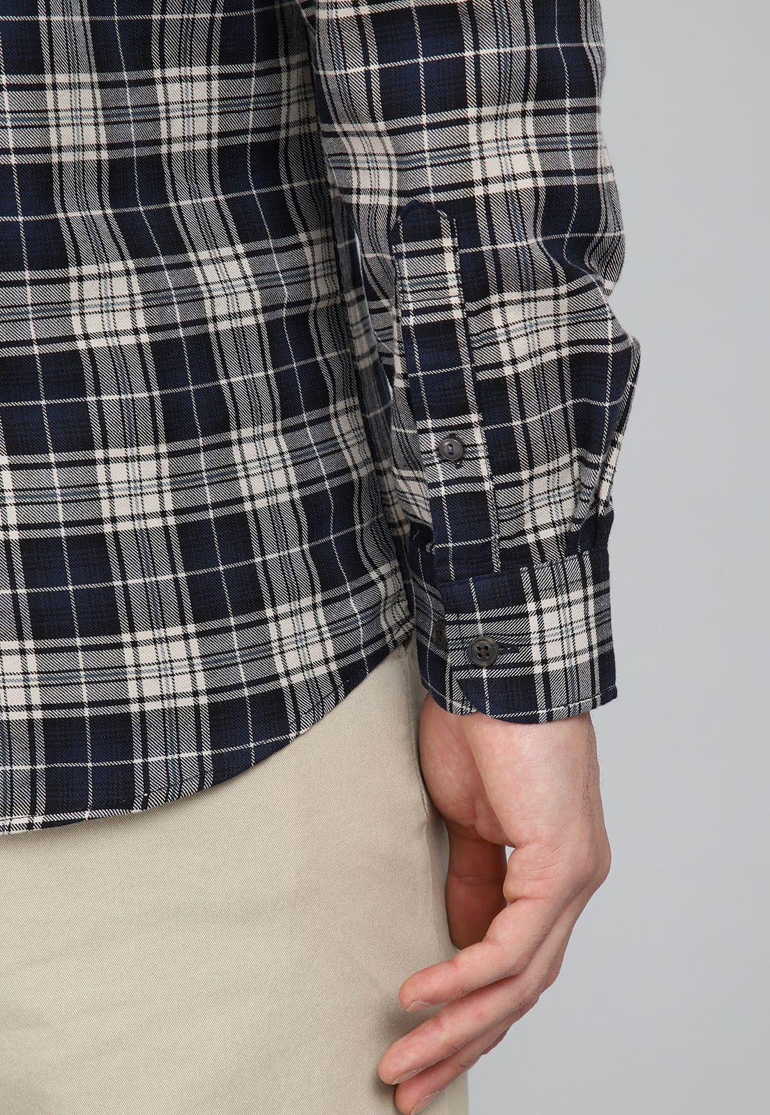 Camisa Cuadros Manga Larga Arrow CM31041NB-5