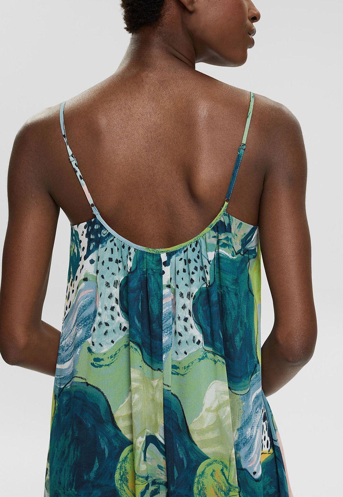 Maxivestido Estampado Esprit-2