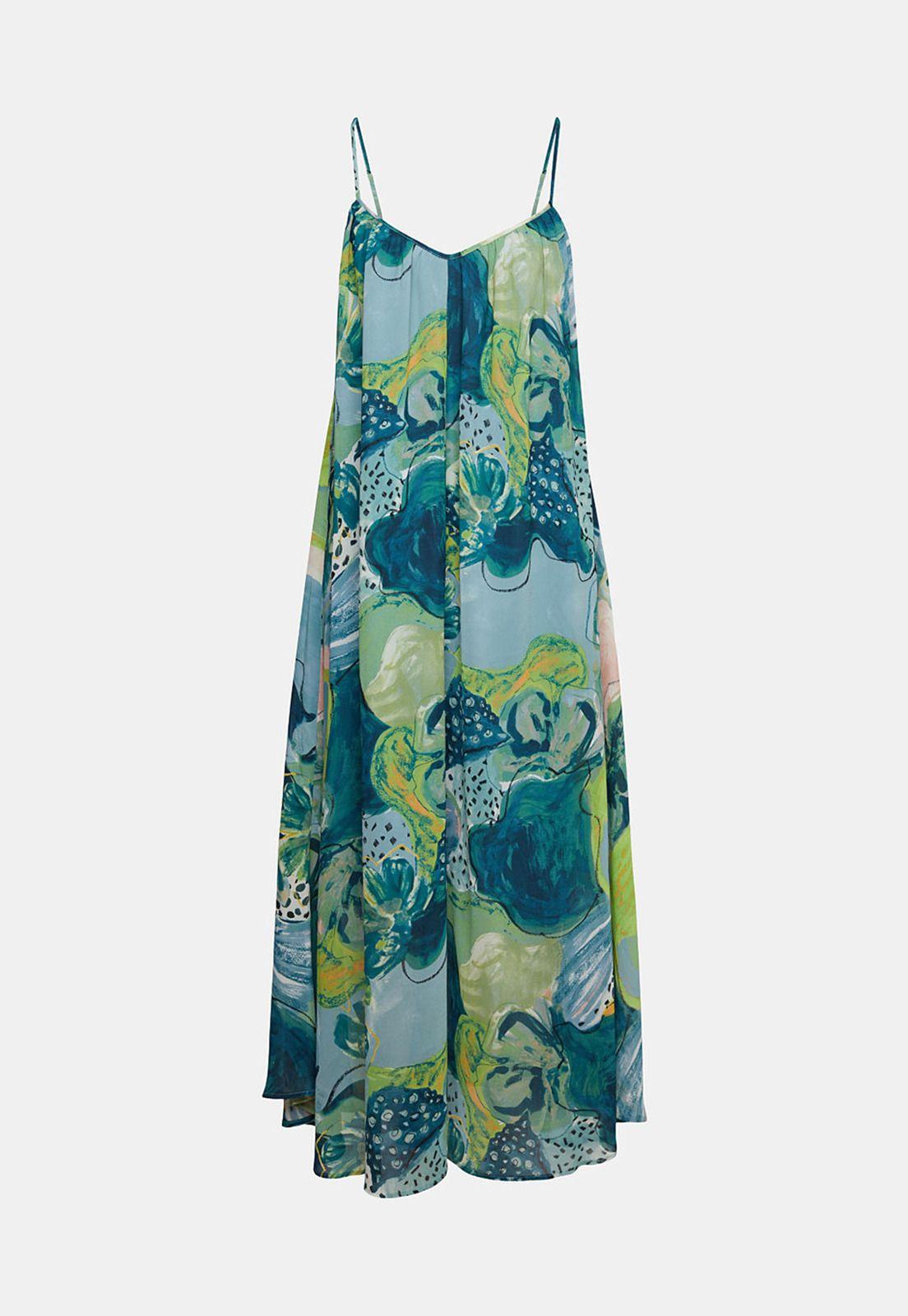 Maxivestido Estampado Esprit-3