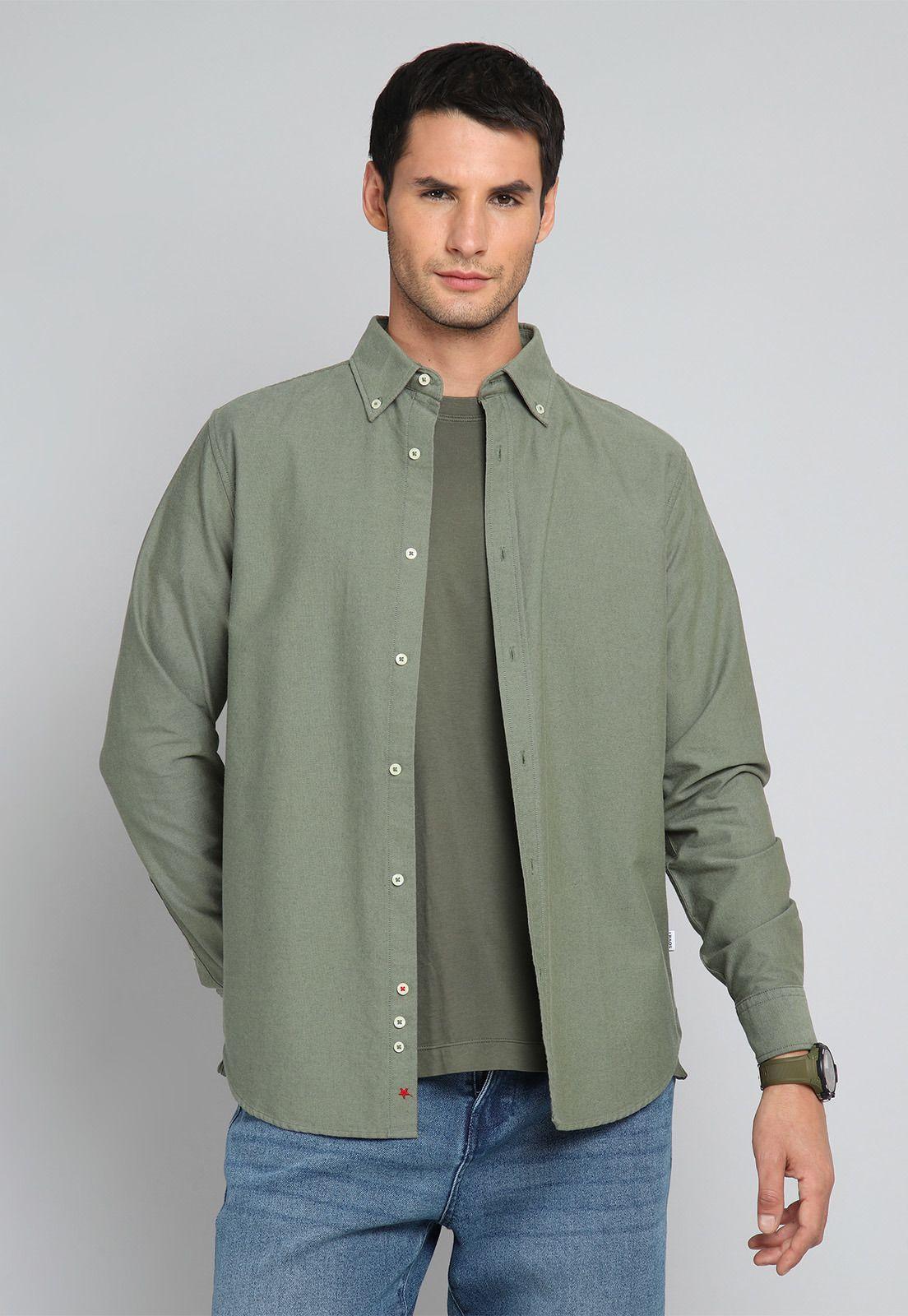Camisa Oxford Manga Larga Soviet BISHF40VE-0