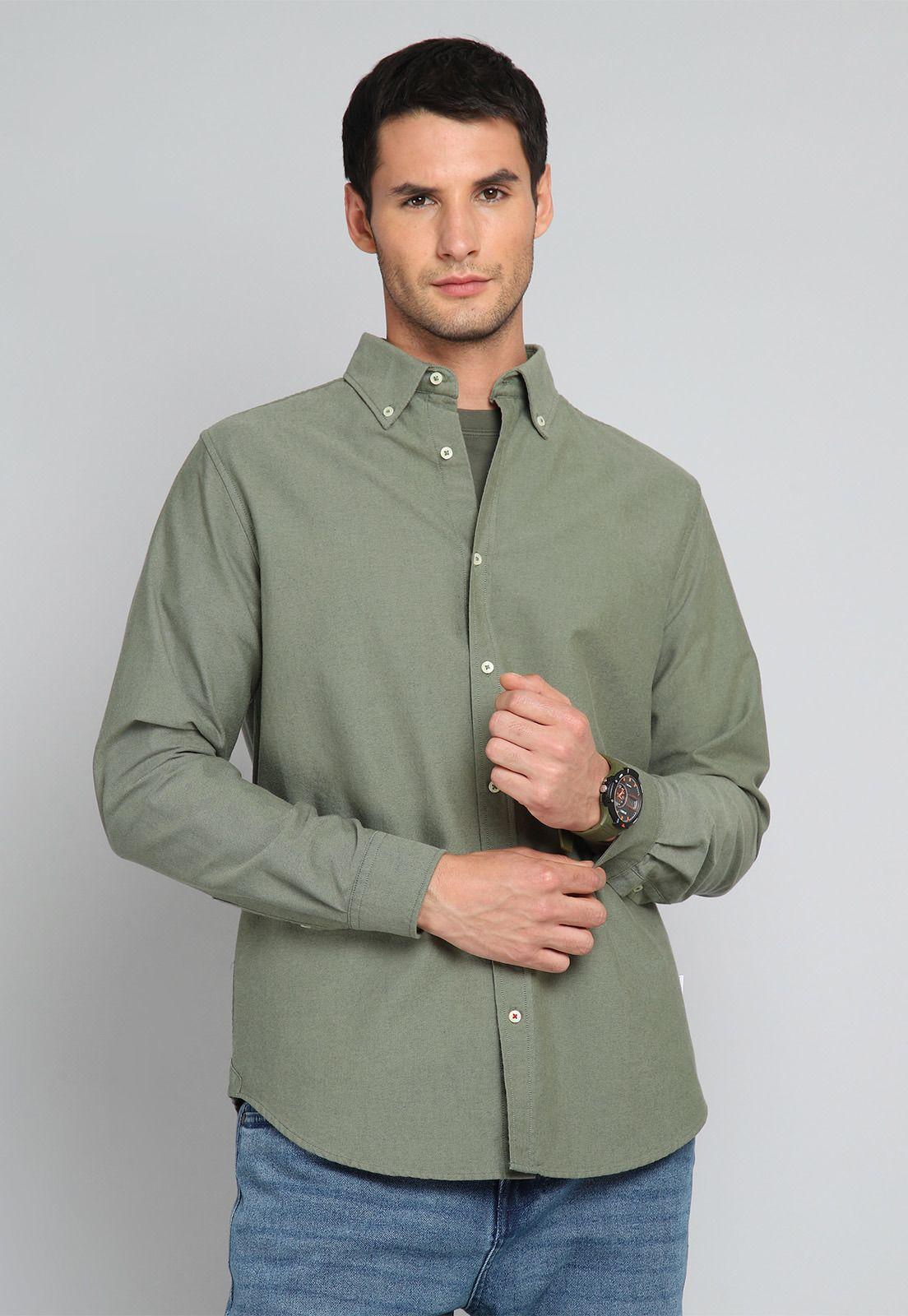 Camisa Oxford Manga Larga Soviet BISHF40VE-6