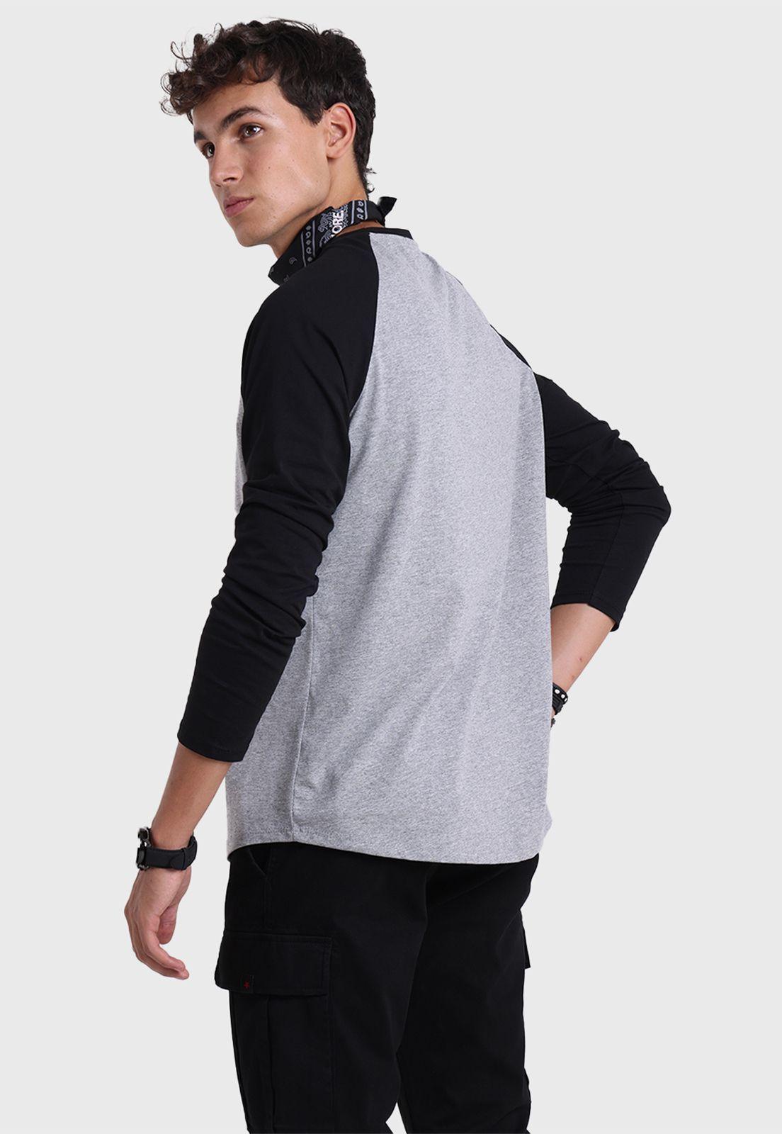 Polera Manga Larga Bicolor Hombre Soviet-3