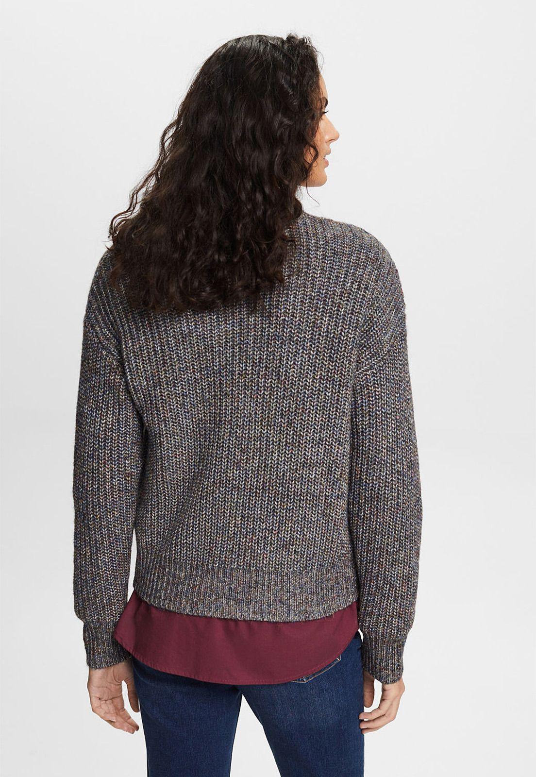 Cárdigan Multicolor Acanalado Mujer Esprit-1