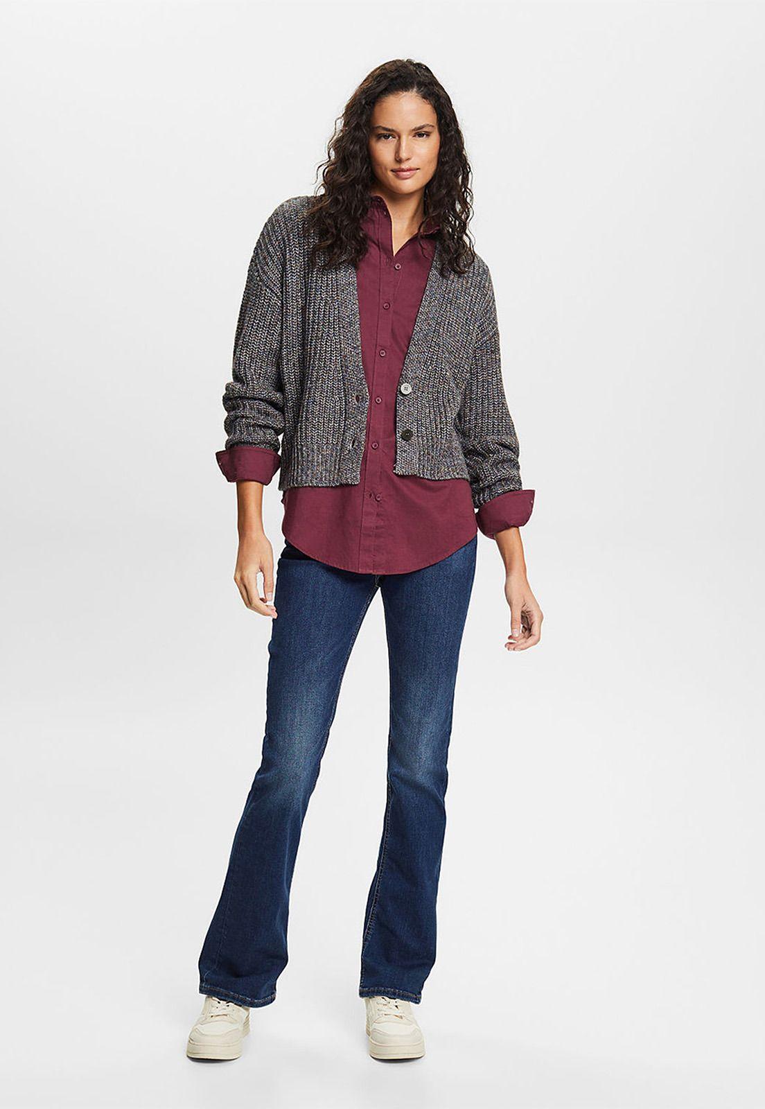 Cárdigan Multicolor Acanalado Mujer Esprit-3