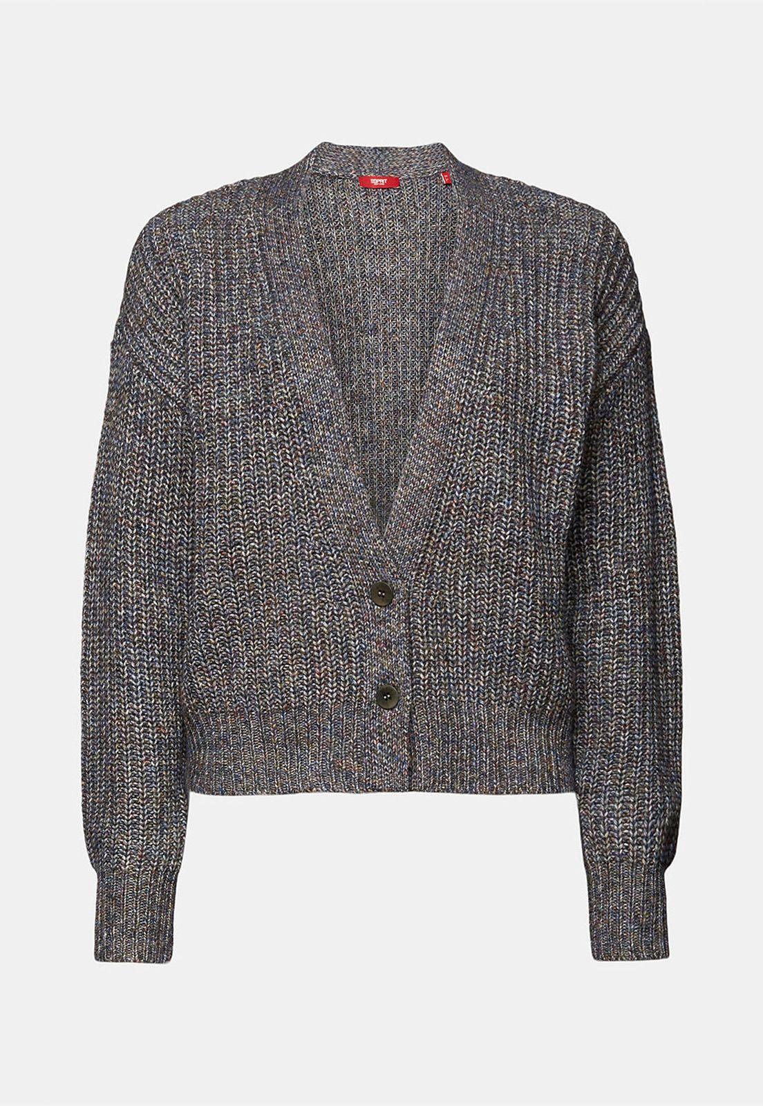 Cárdigan Multicolor Acanalado Mujer Esprit-4