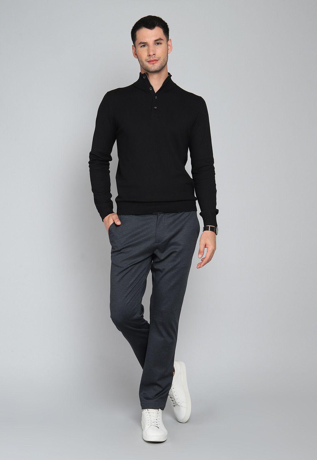 Sweater Manga Larga Arrow SW31044NE-3