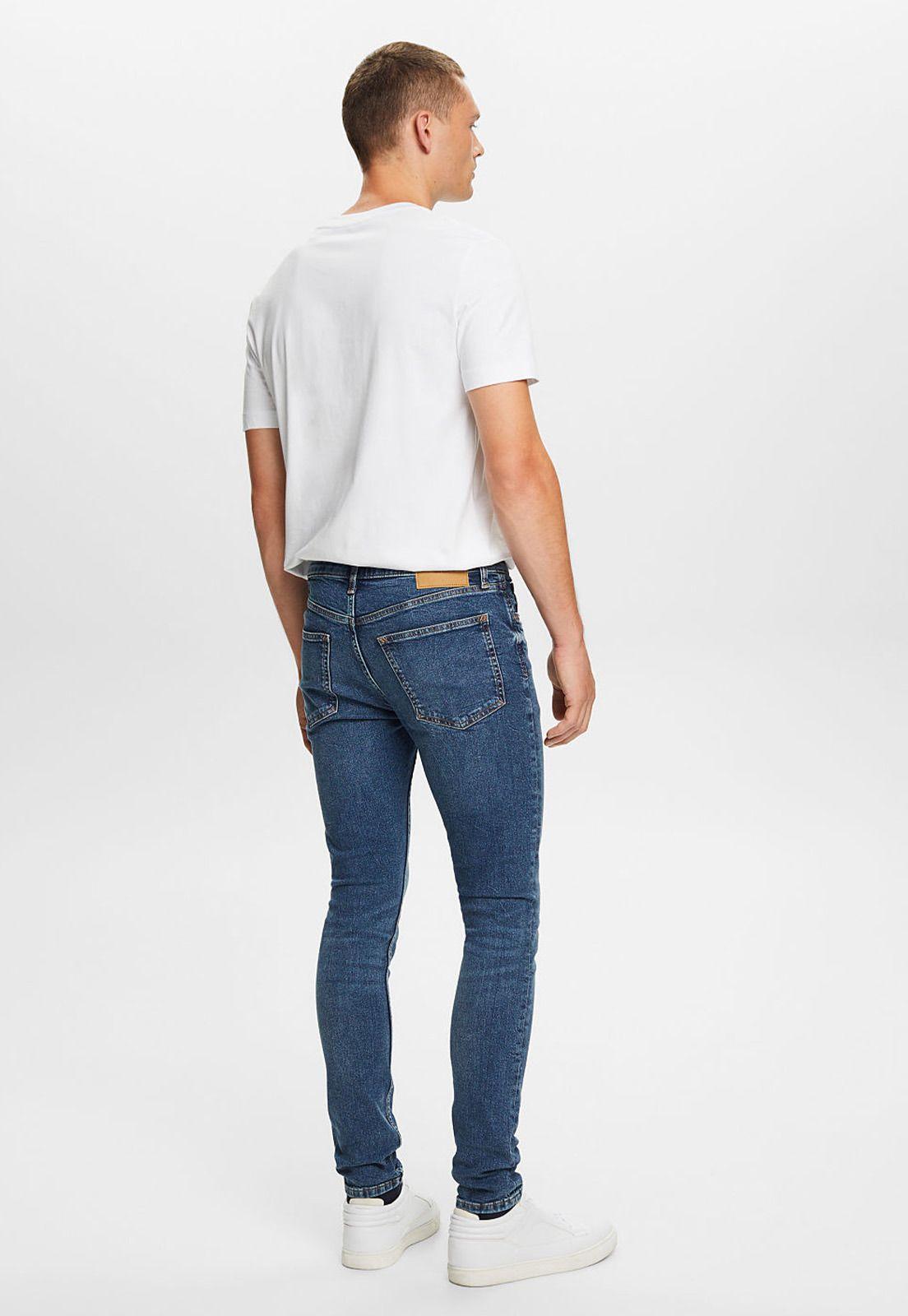 Jeans Lavados Skinny Y 5 Bolsillos Hombre Esprit-1
