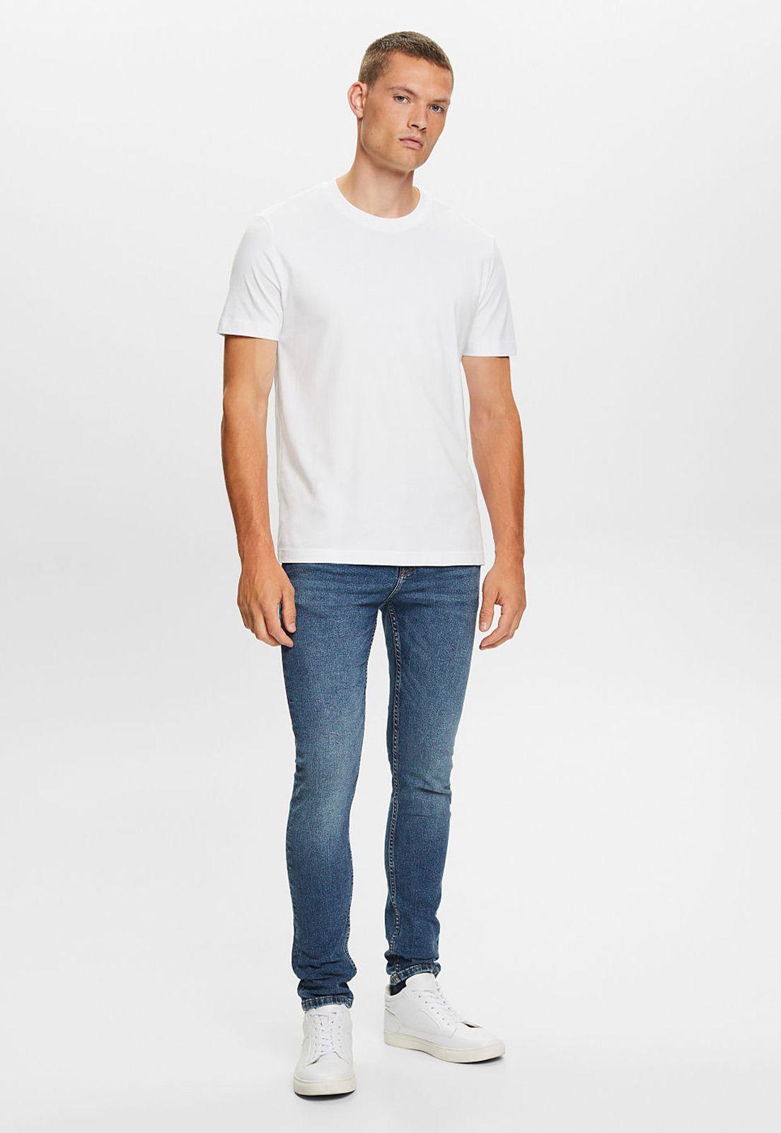 Jeans Lavados Skinny Y 5 Bolsillos Hombre Esprit-2