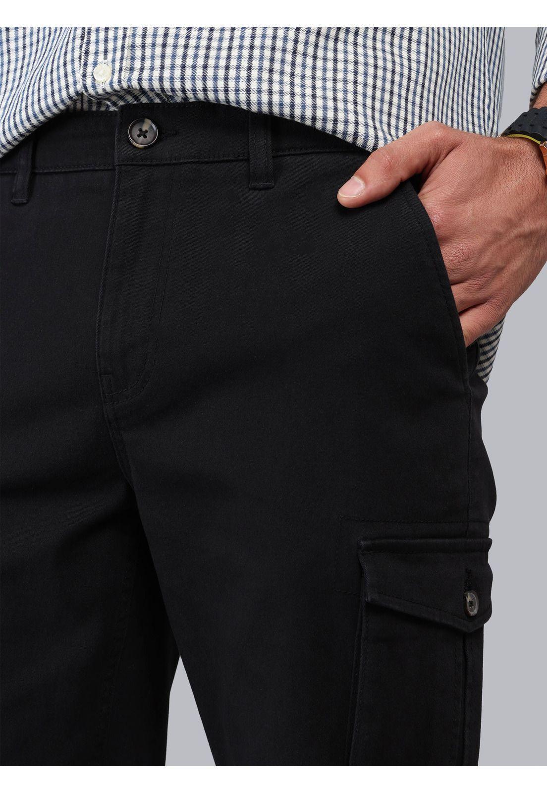 Pantalón Cargo Regular Fit Negro Piero Butti PBCIB10NE-2