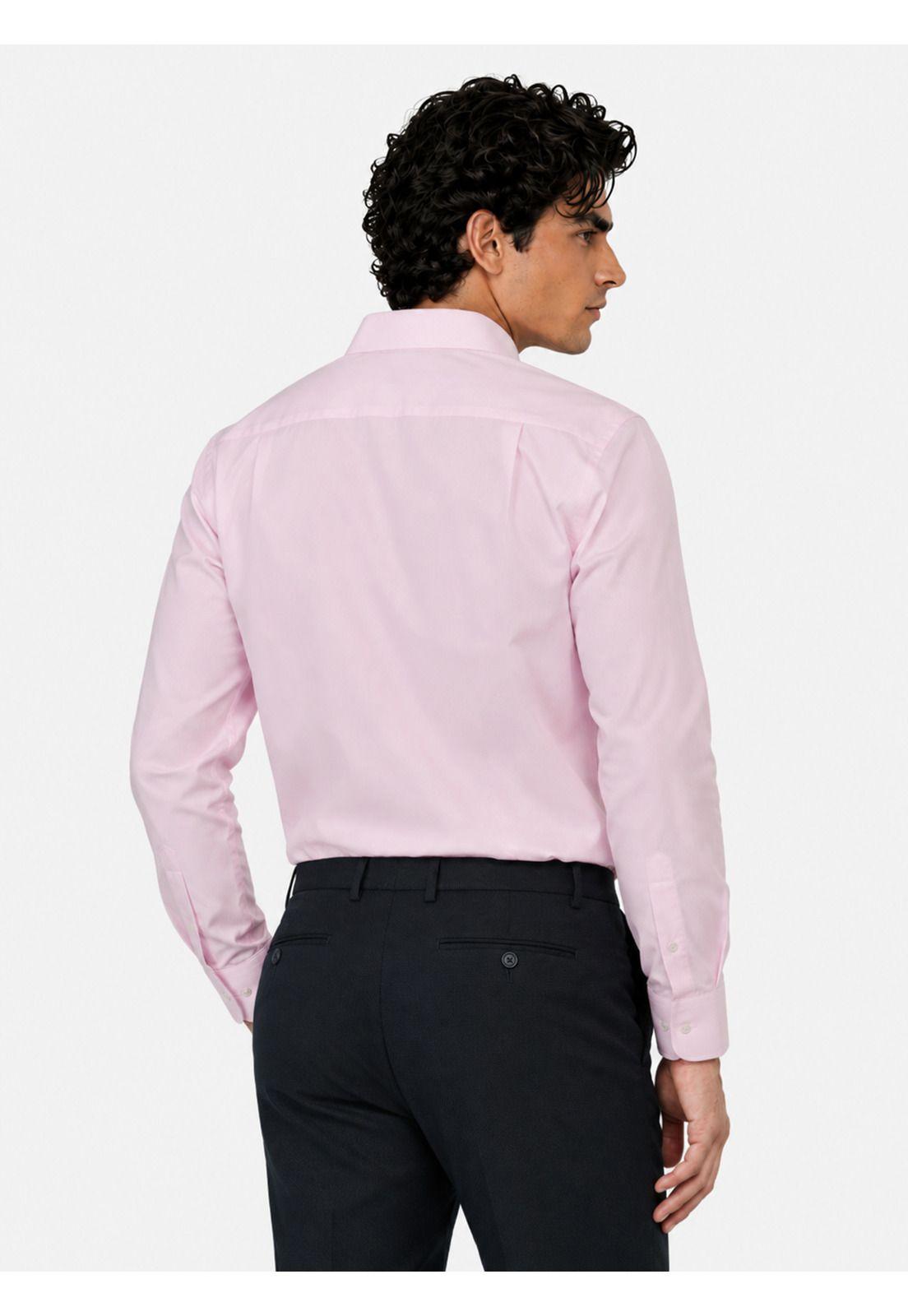 Camisa Formal Spandex Slim Fit Rosado Arrow ARM0644RD-2