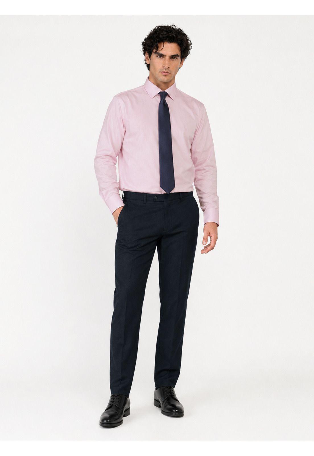 Camisa Formal Spandex Slim Fit Rosado Arrow ARM0644RD-4