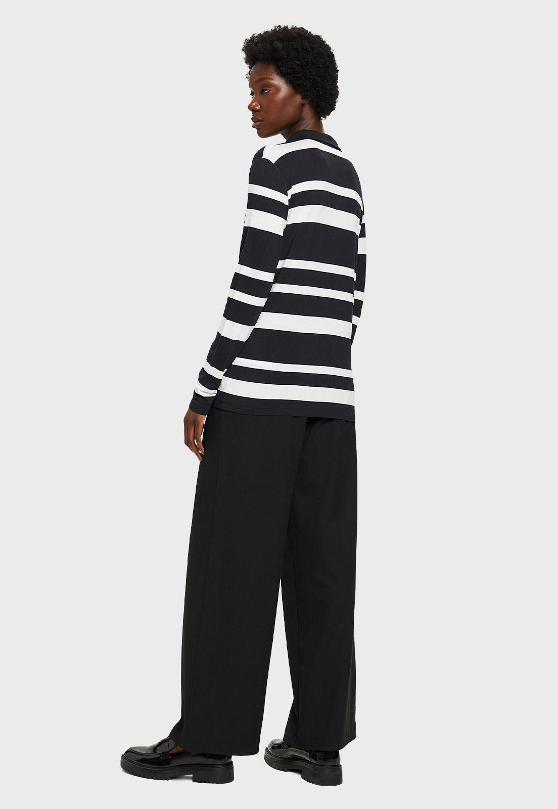 Polera manga larga escote en v Mujer Esprit-0