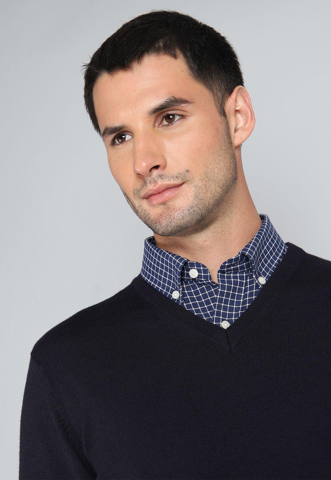 Sweater Cuello V Guy Laroche GLBII40NB-2