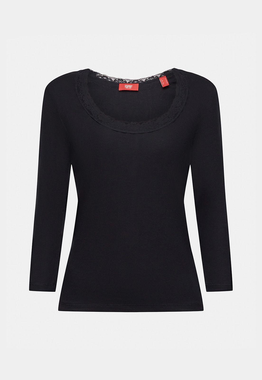 Polera Con Escote Amplio Mujer Esprit-3