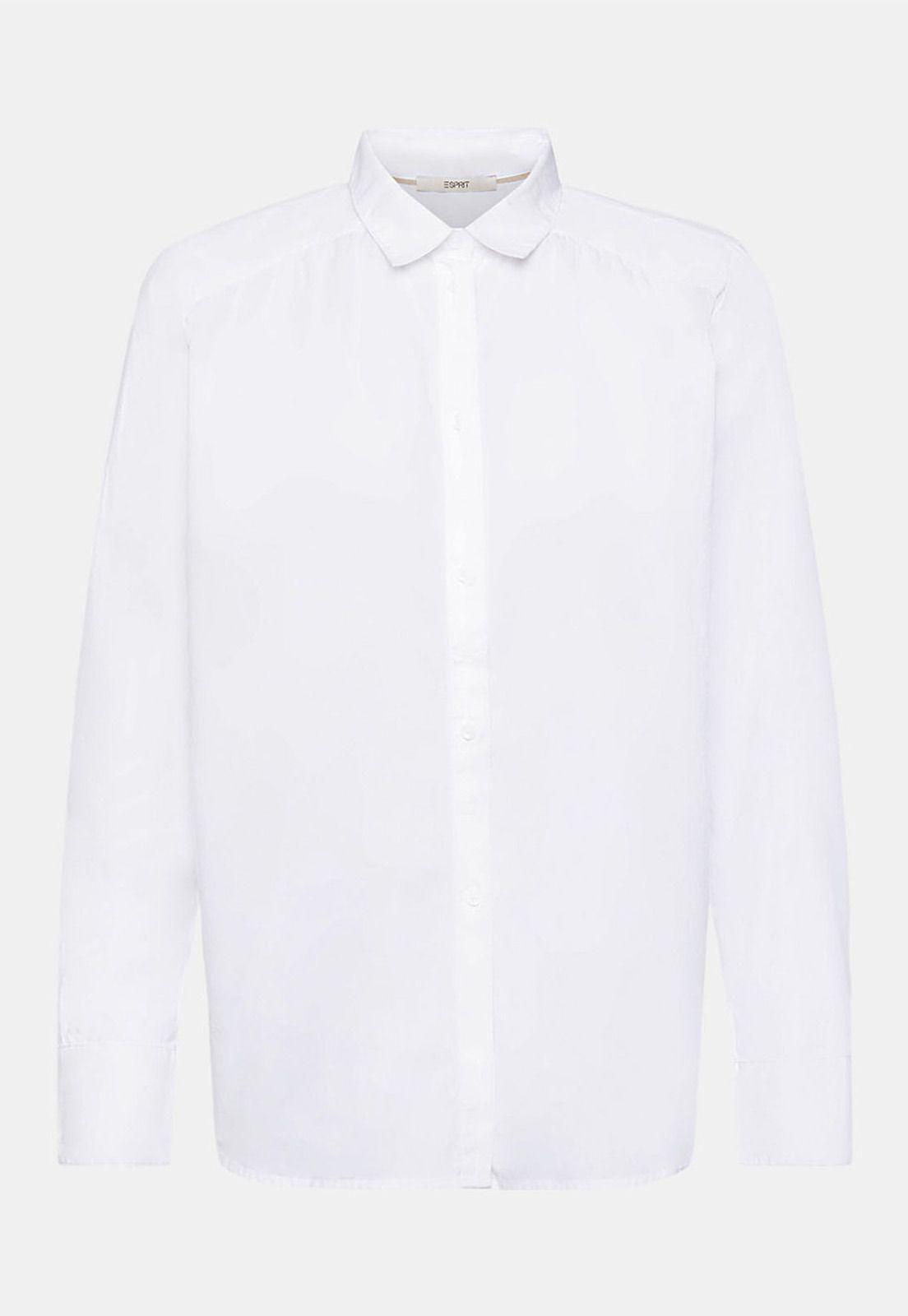 Blusa Camisera De Algodón Ecológico Mujer Esprit 122EE1F302-4