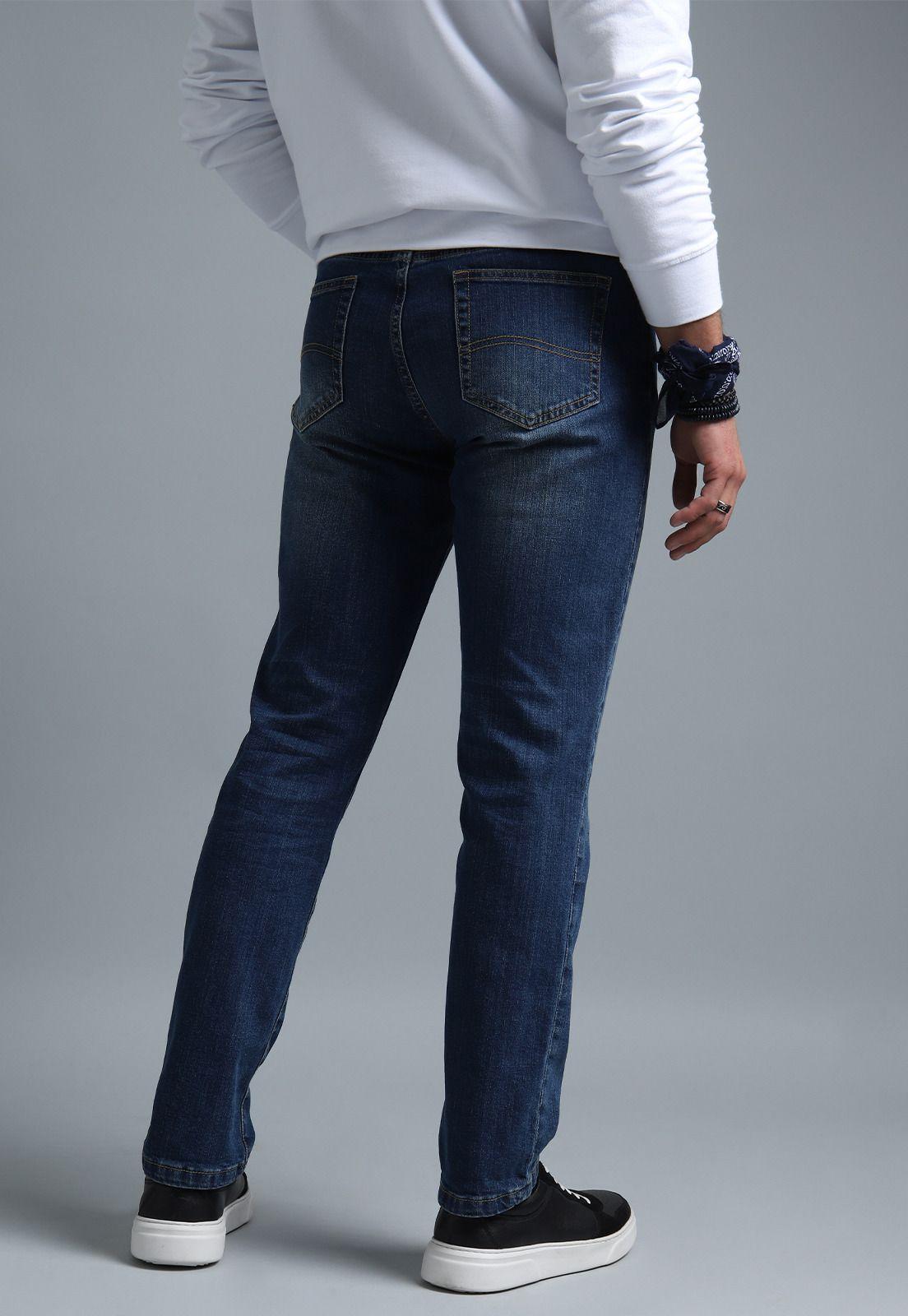 Jeans Slim Fit Focalizado Soviet SJEHI33AZ-4