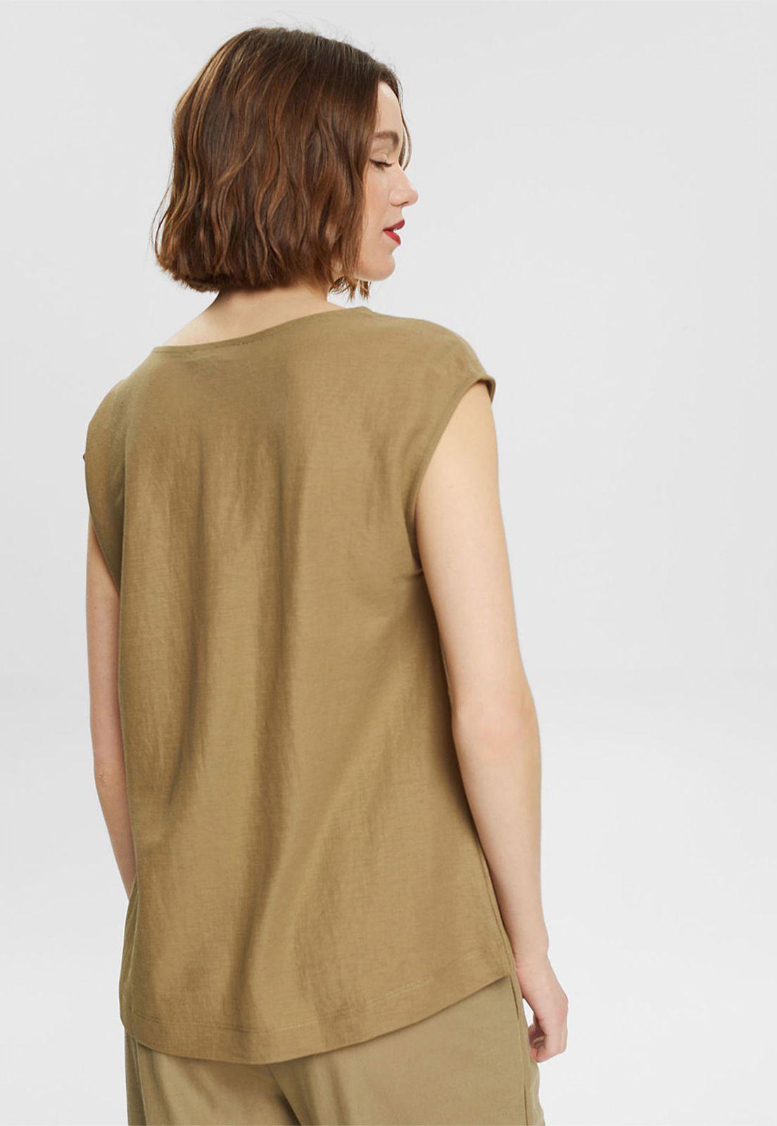Polera Con Cuello En V Esprit-1