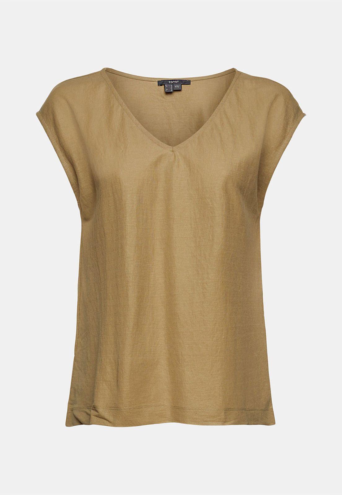 Polera Con Cuello En V Esprit-3