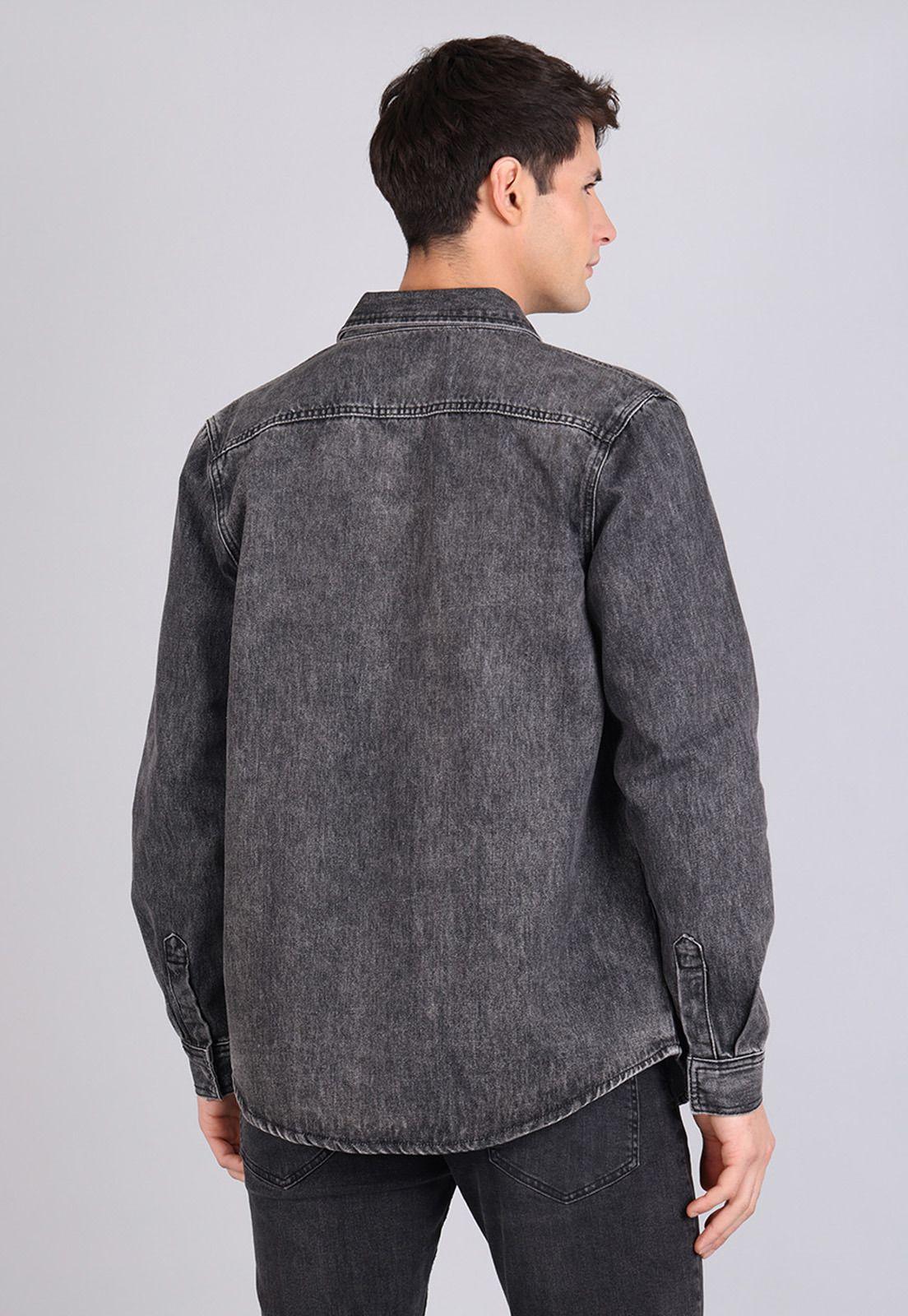 Camisa Oversize ML Hombre Soviet SCMH677NE-1