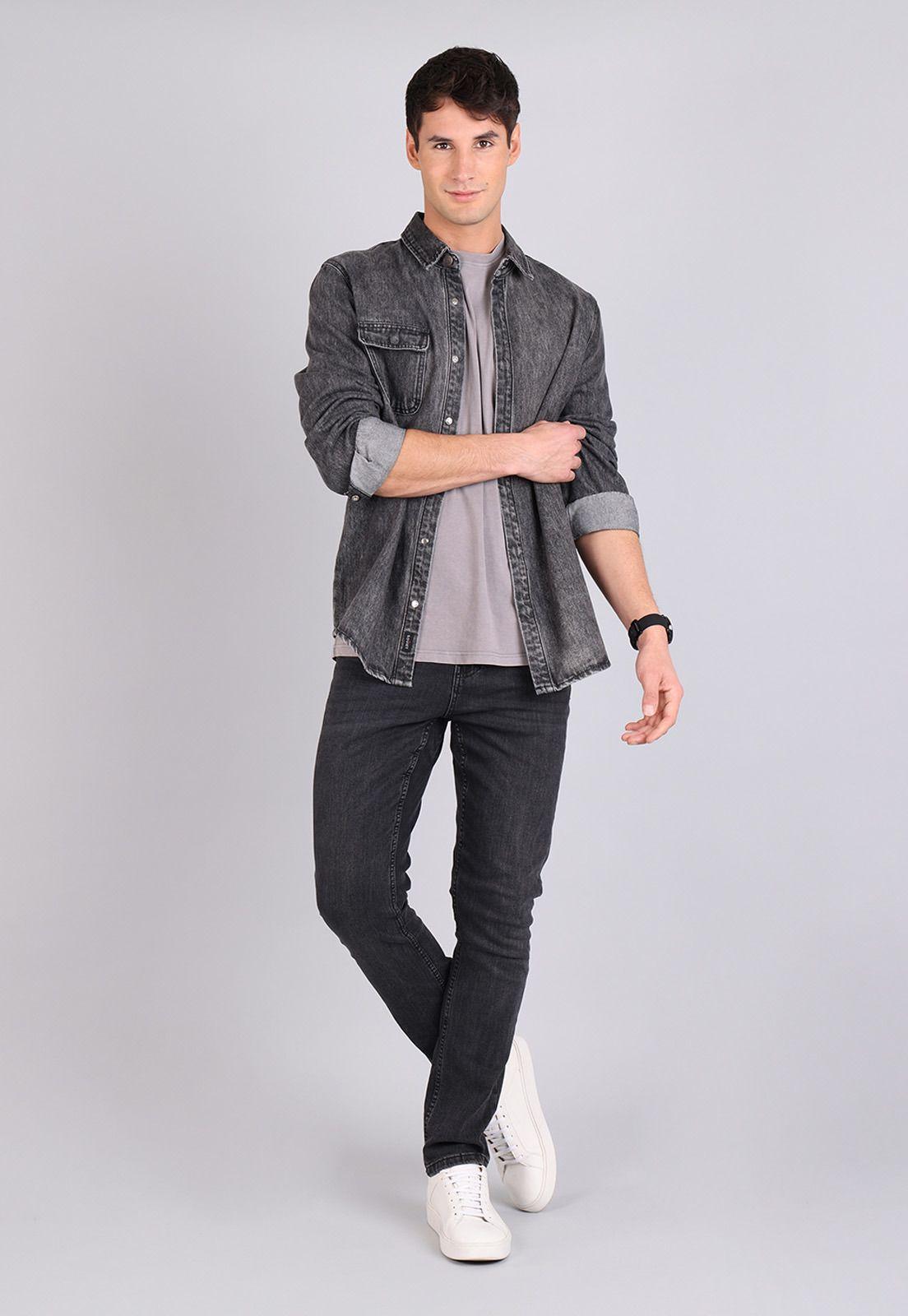 Camisa Oversize ML Hombre Soviet SCMH677NE-3