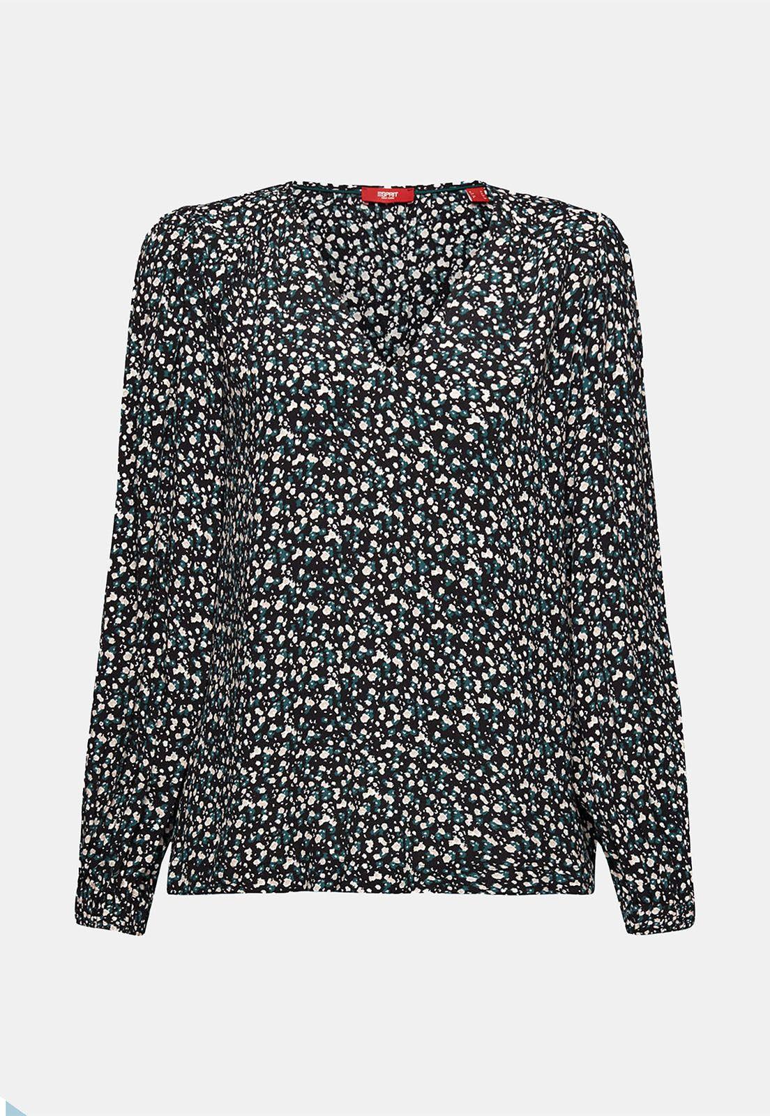 Blusa De Cuello V Mujer Esprit-4