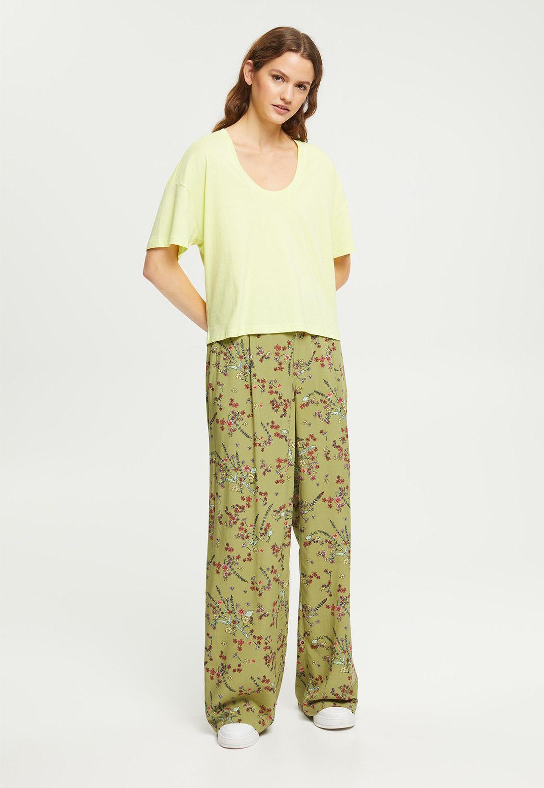 Polera Cropped Oversize Mujer Esprit 053CC1K302-0
