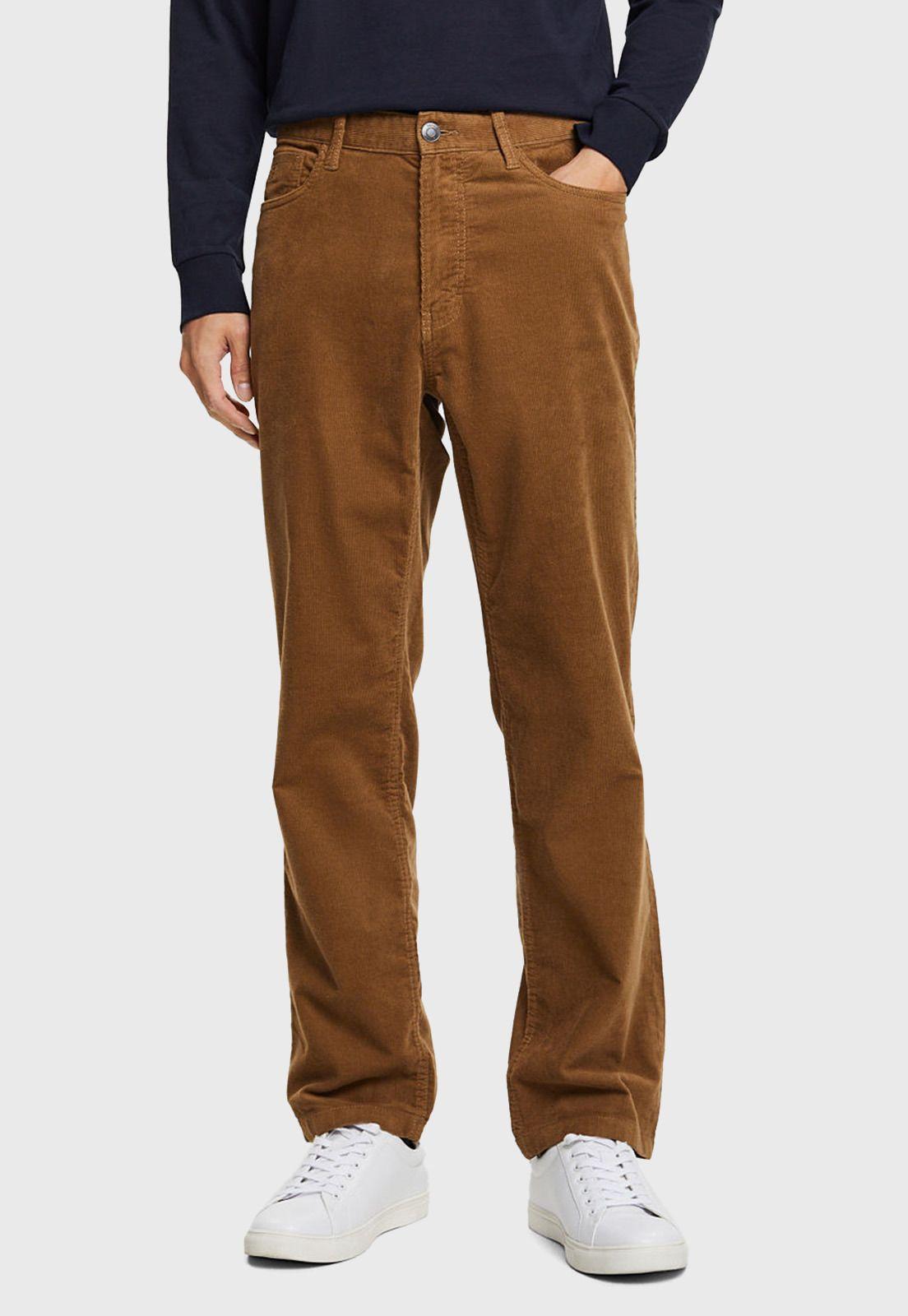 Pantalón De Cotelé De Corte Recto Hombre Esprit 093EE2B302-0