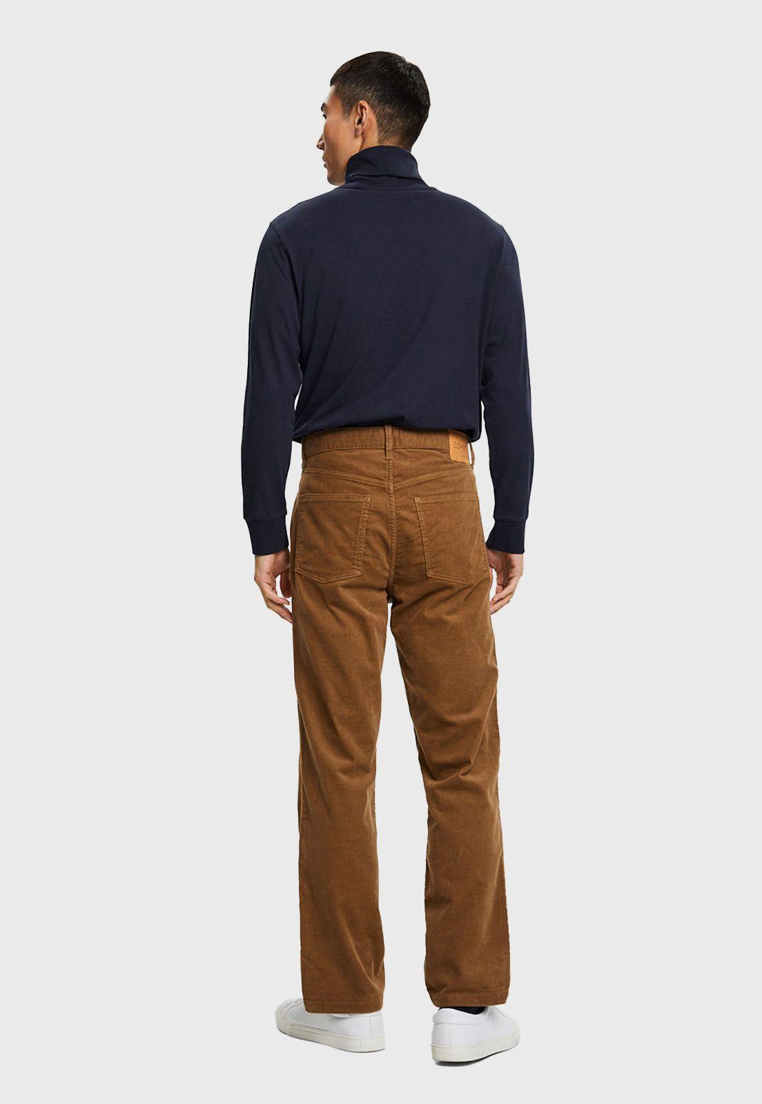 Pantalón De Cotelé De Corte Recto Hombre Esprit 093EE2B302-1