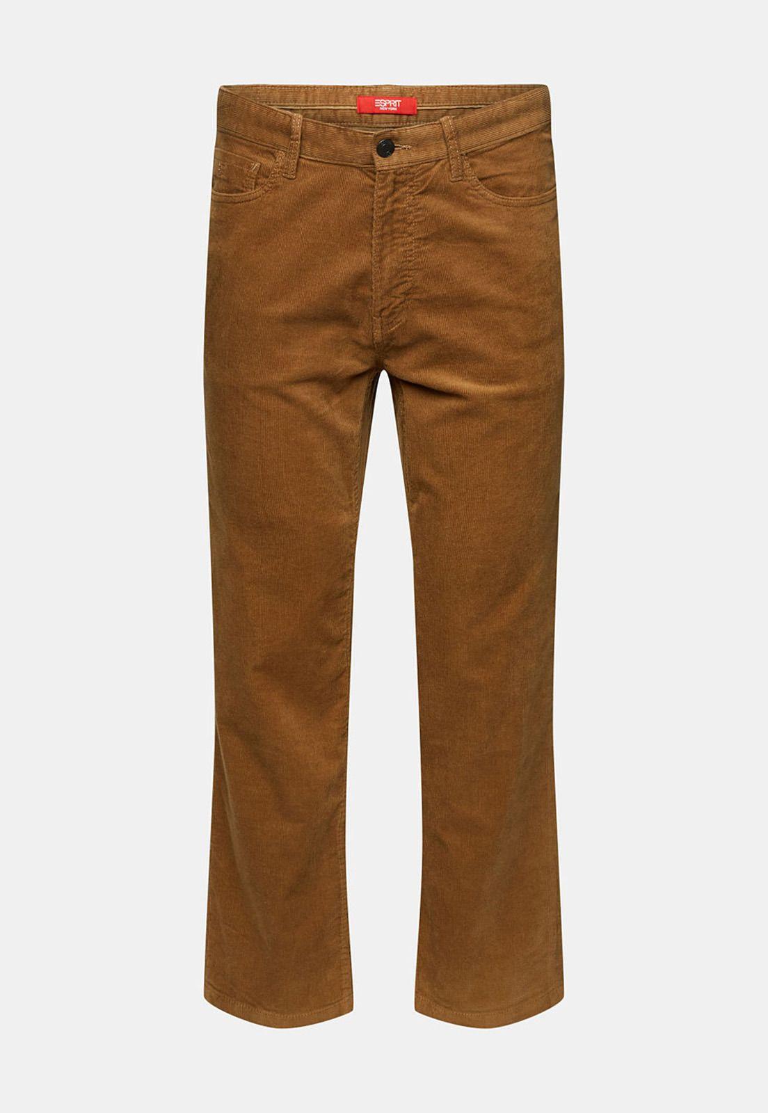 Pantalón De Cotelé De Corte Recto Hombre Esprit 093EE2B302-3