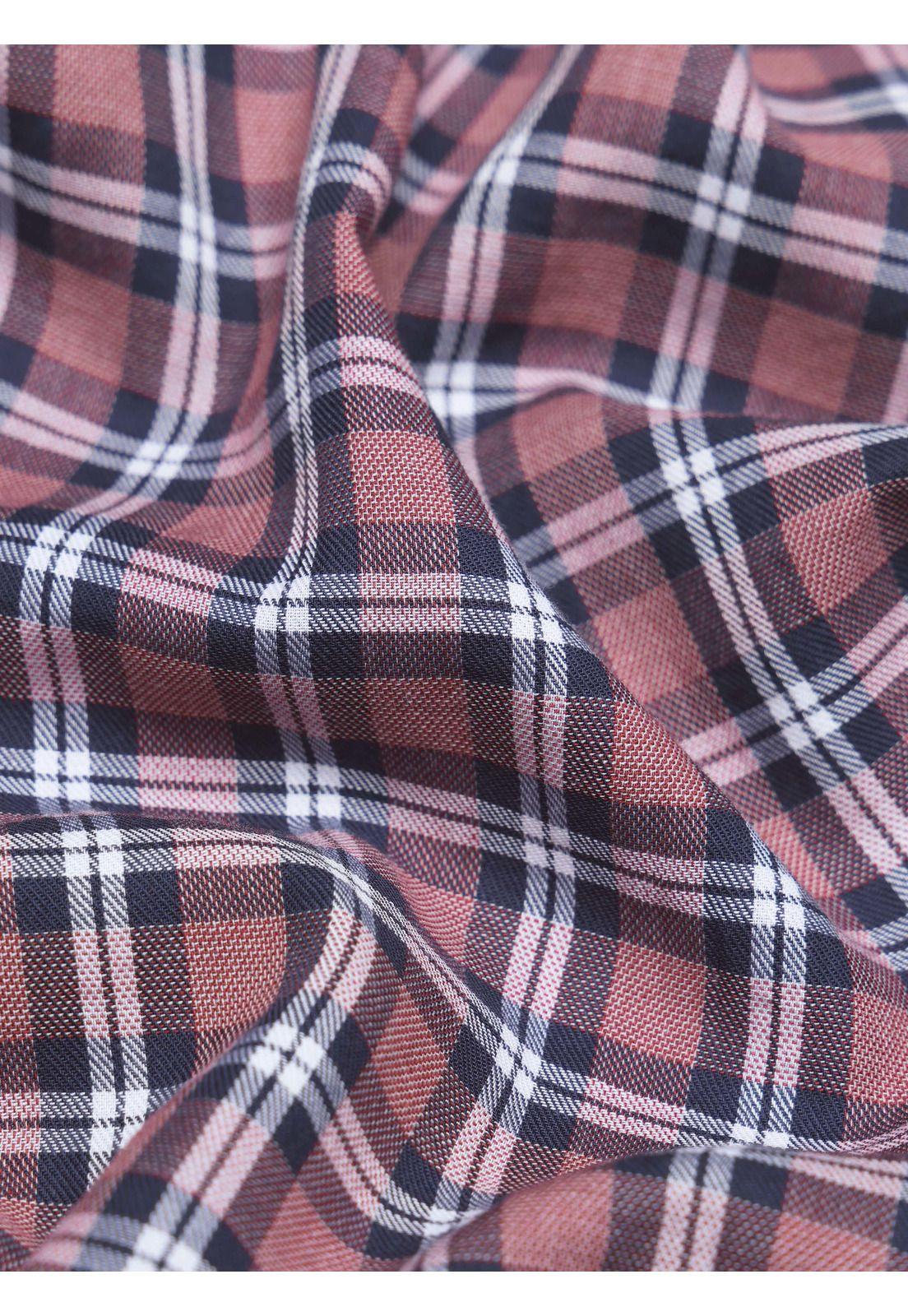Camisa A Cuadros Regular Fit Rojo Arrow CM34034RO-4
